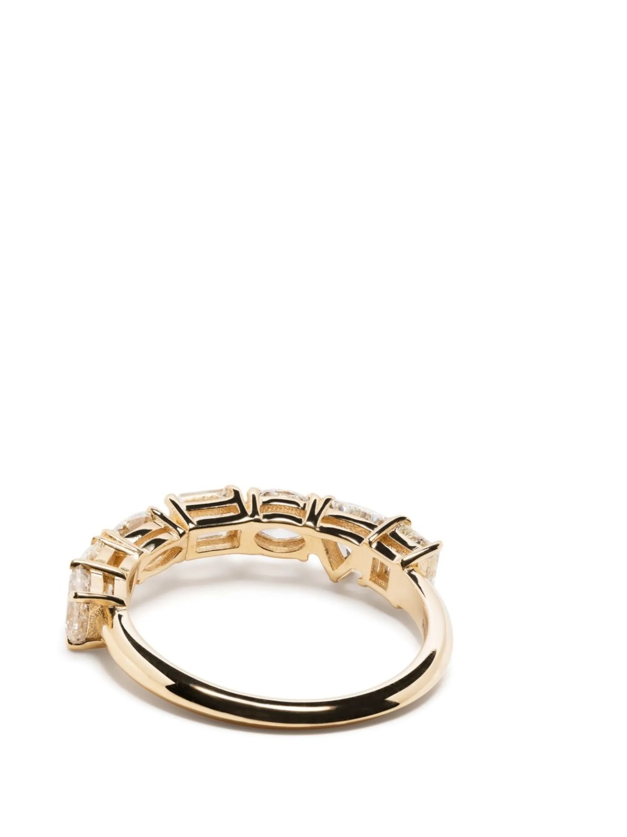 18K yellow gold diamond eternity ring