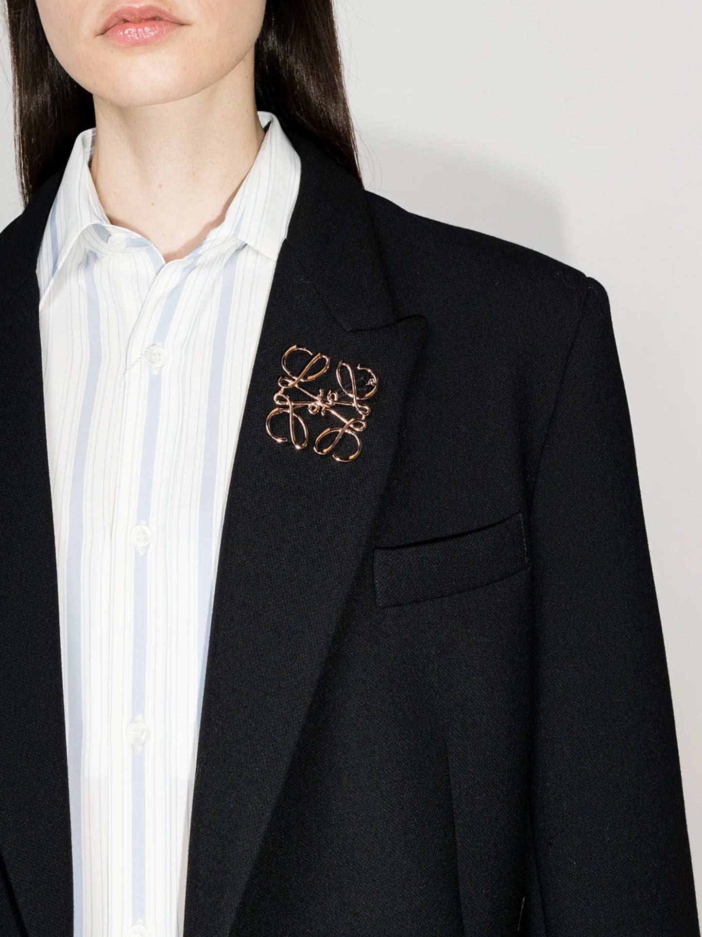 Anagram plaque brooch