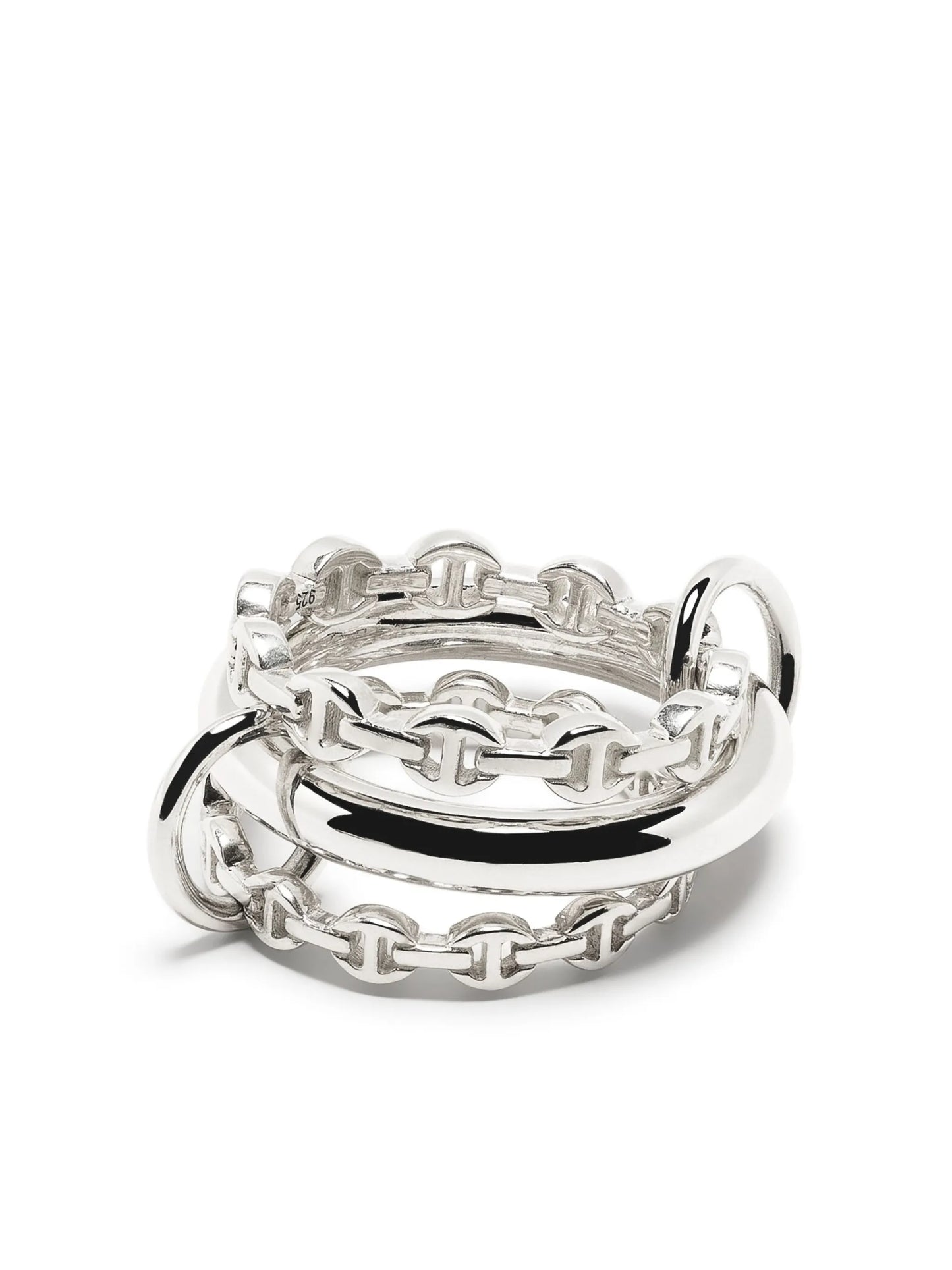 x Hoorsenbuhs Microdame sterling silver stack ring