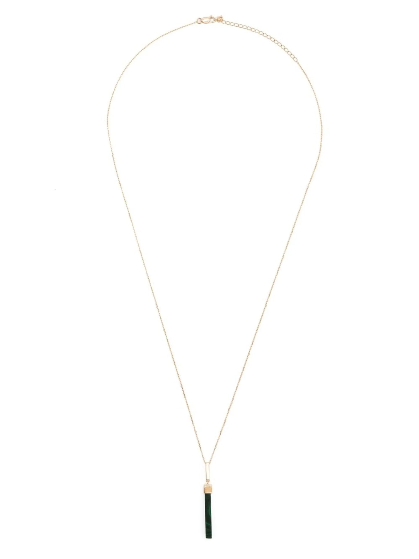 Onyx Bar pendant necklace