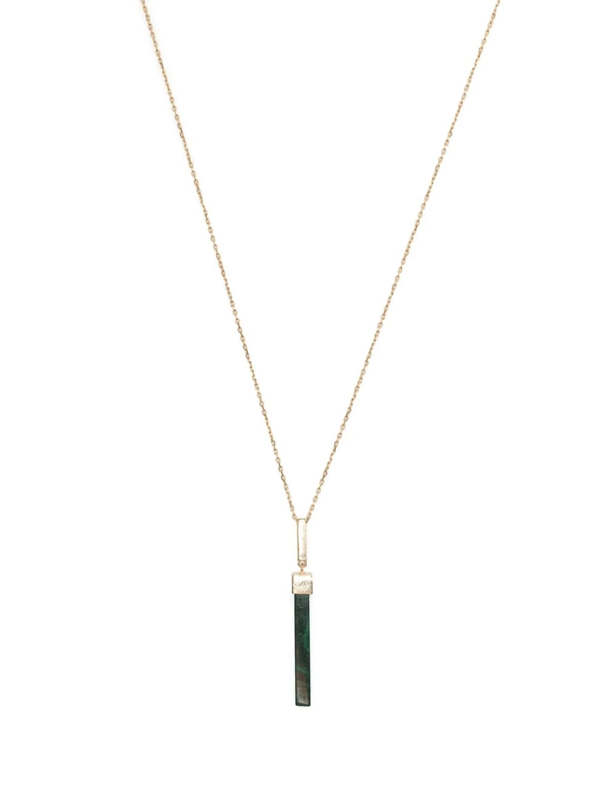 Onyx Bar pendant necklace