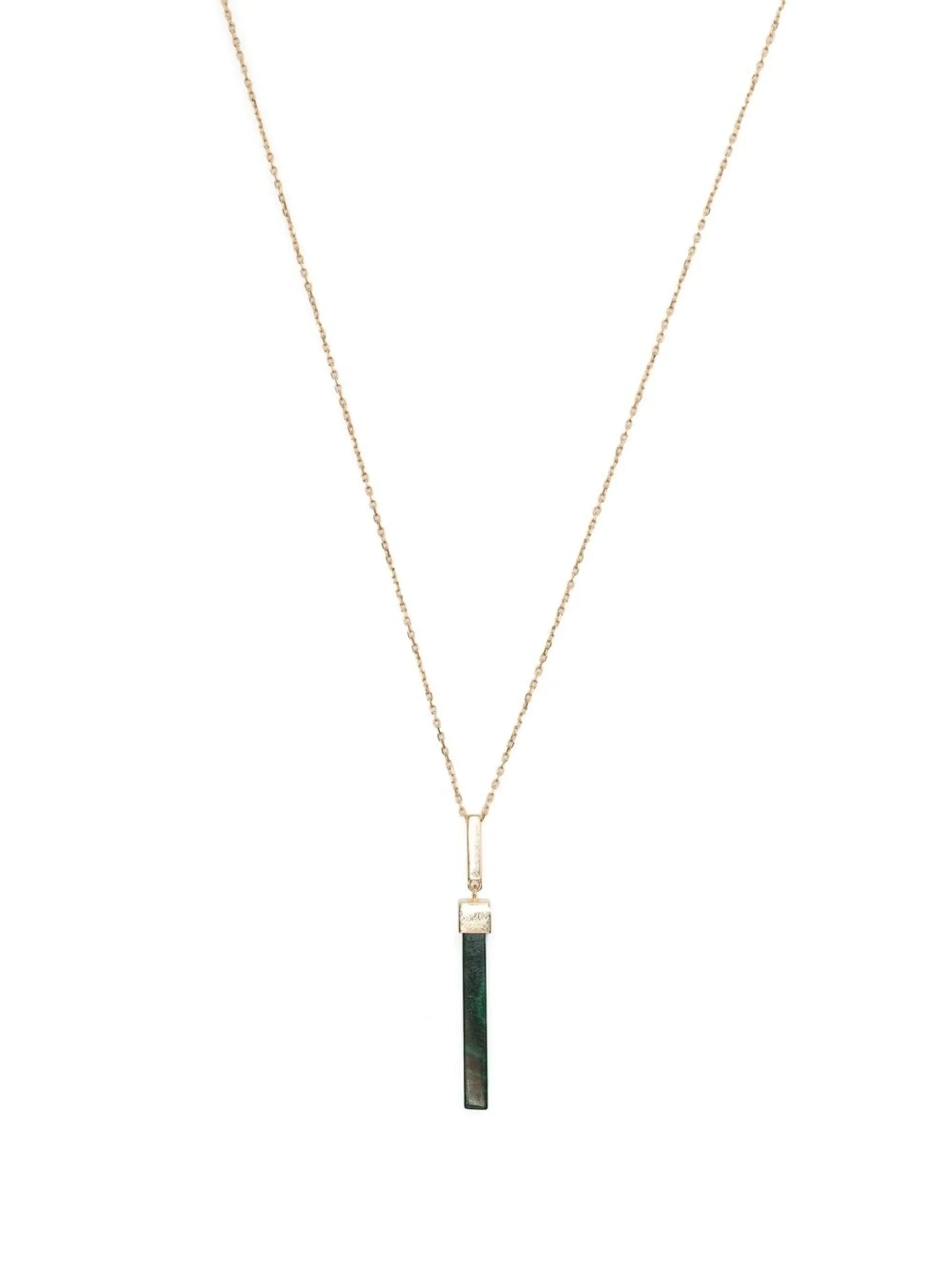 Onyx Bar pendant necklace