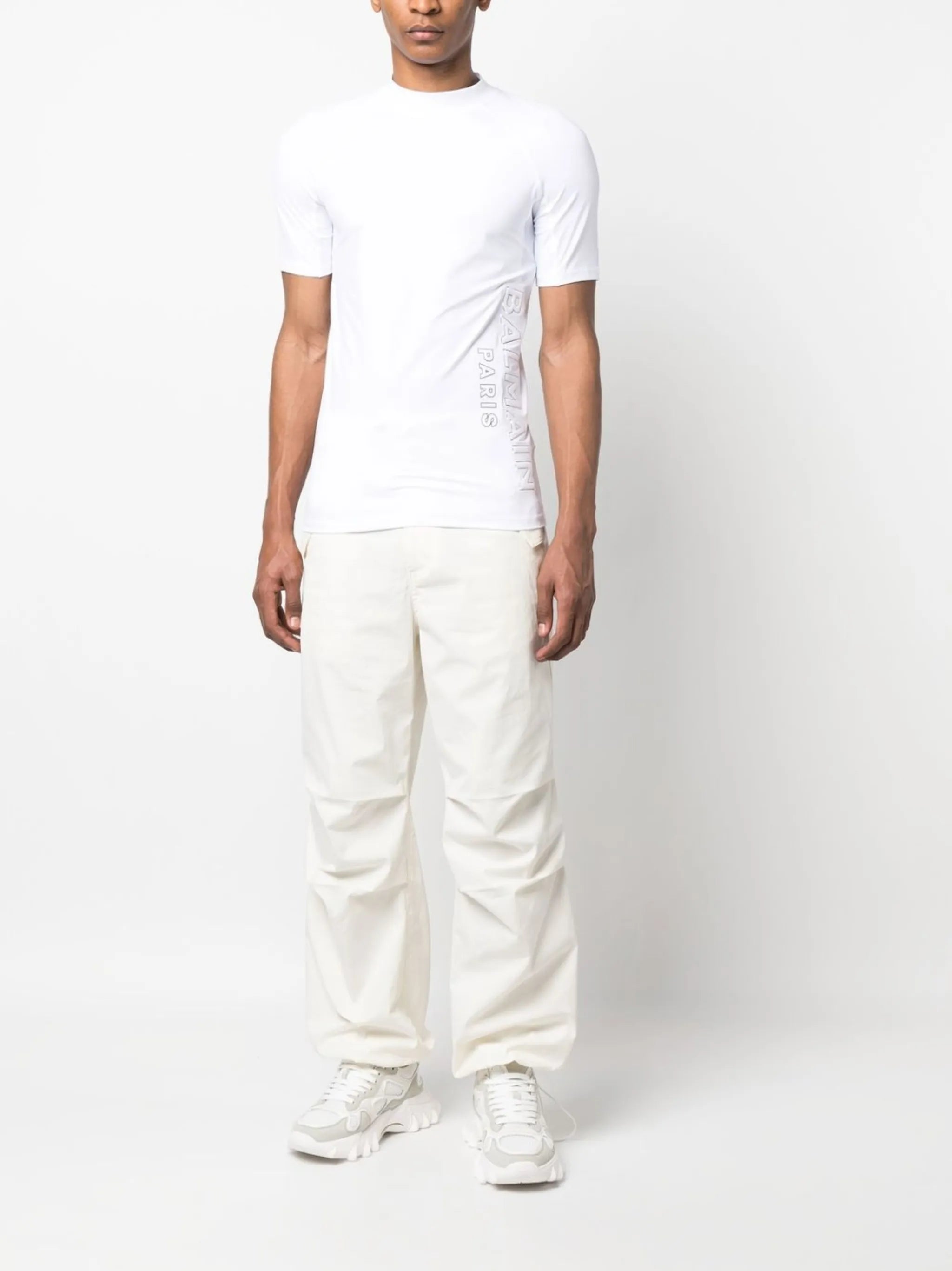 embossed-logo crew-neck T-shirt