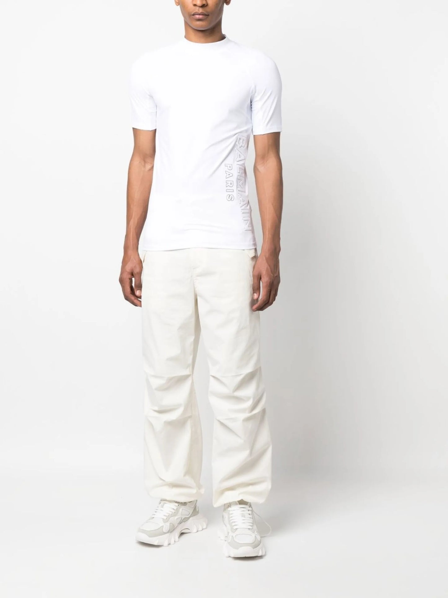 embossed-logo crew-neck T-shirt