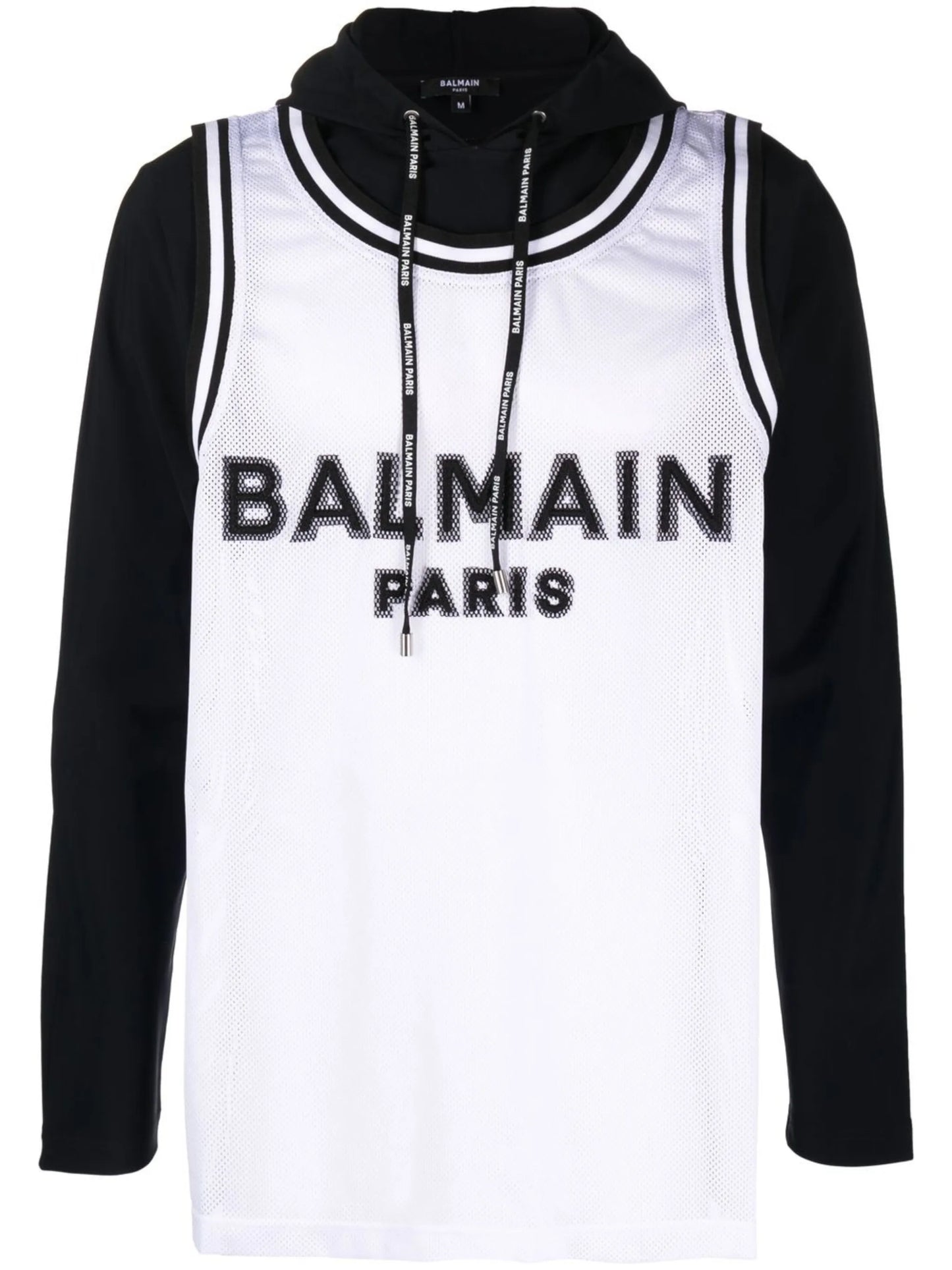 logo-print long-sleeve hoodie