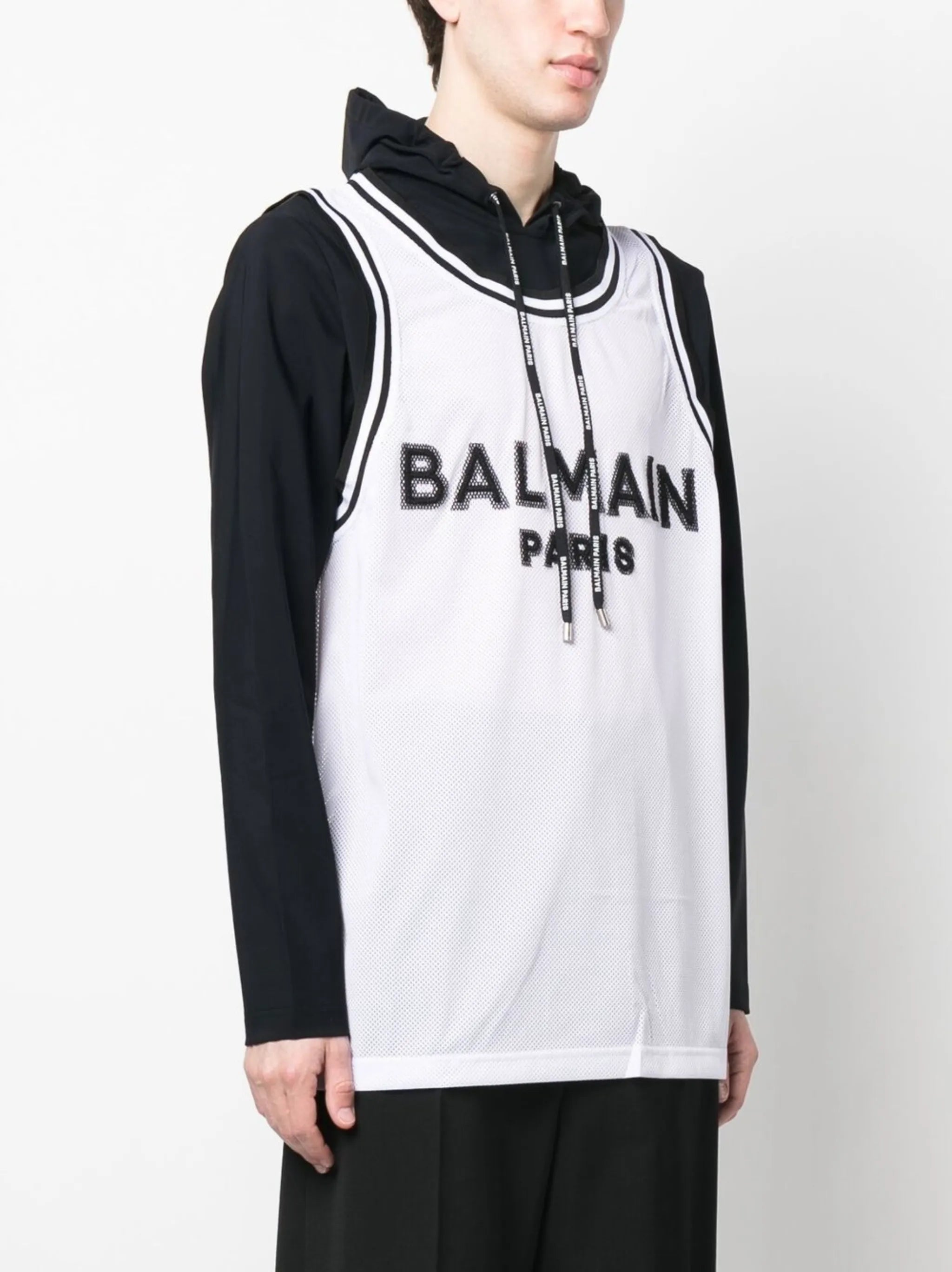 logo-print long-sleeve hoodie