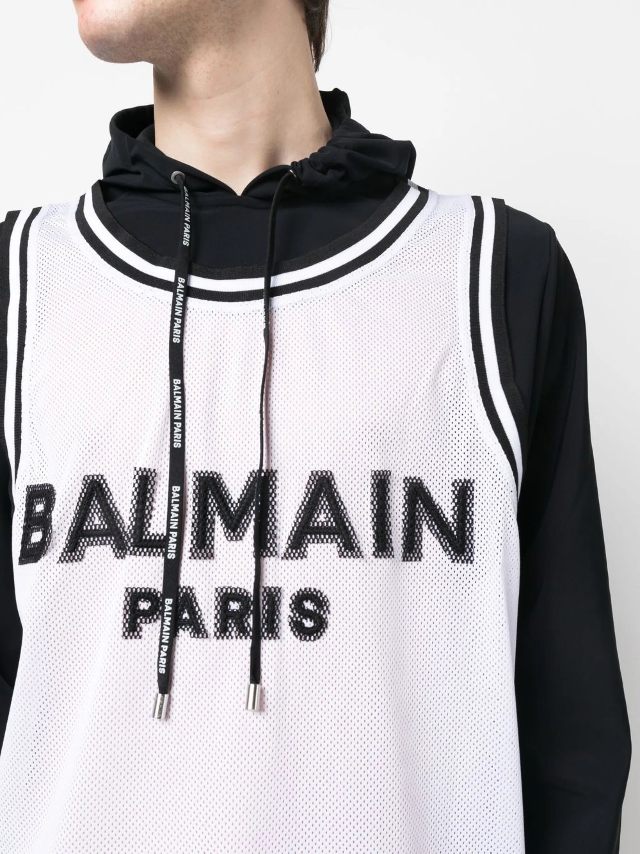 logo-print long-sleeve hoodie