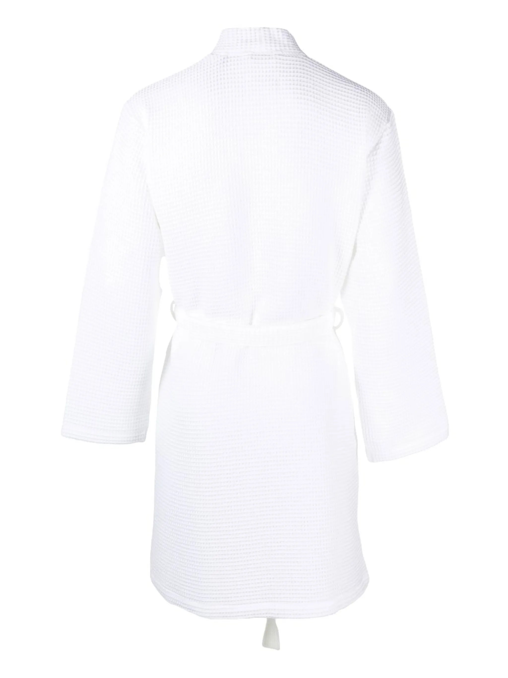 waffle piqué bath robe