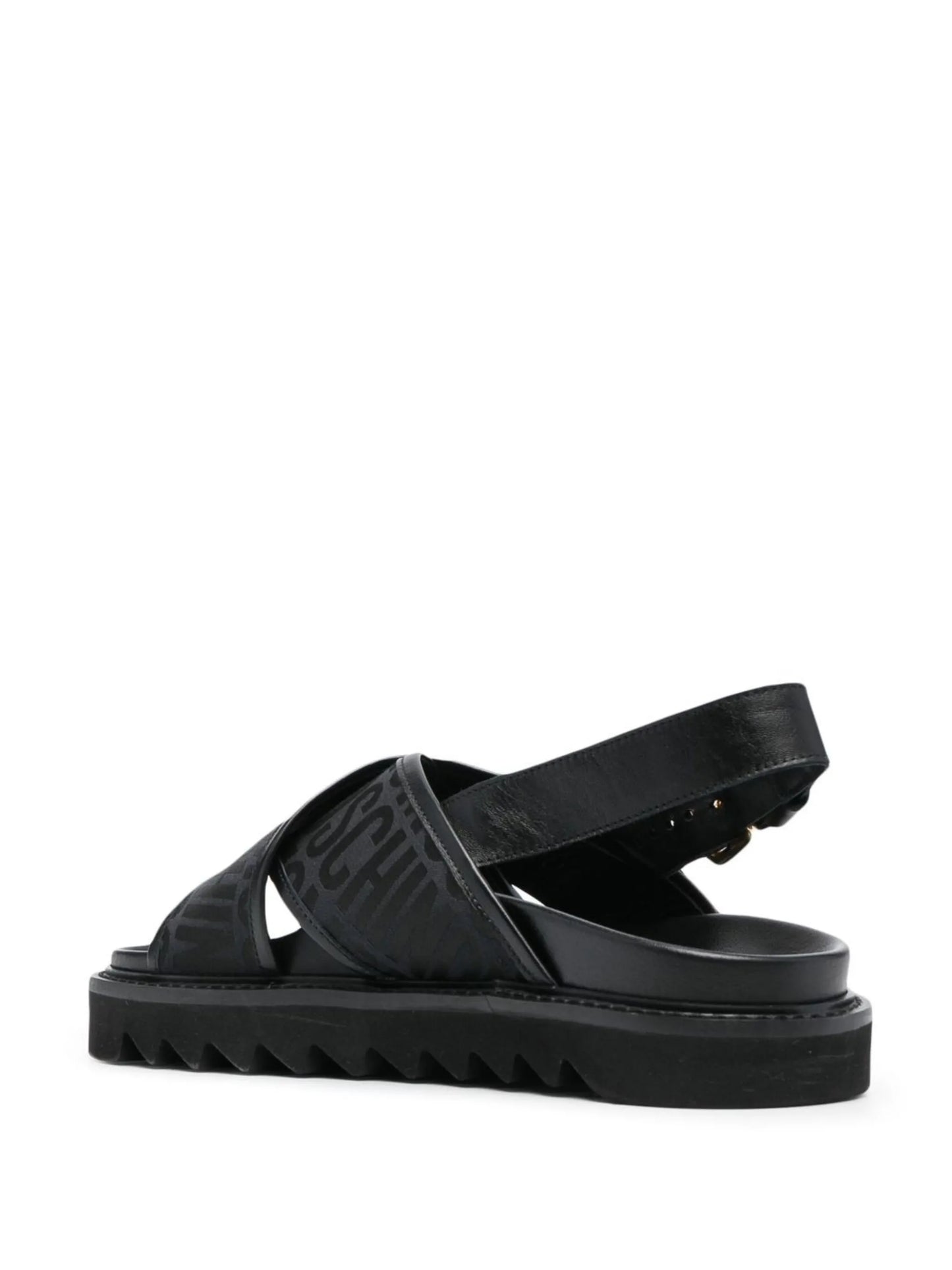 slingback logo-strap sandals