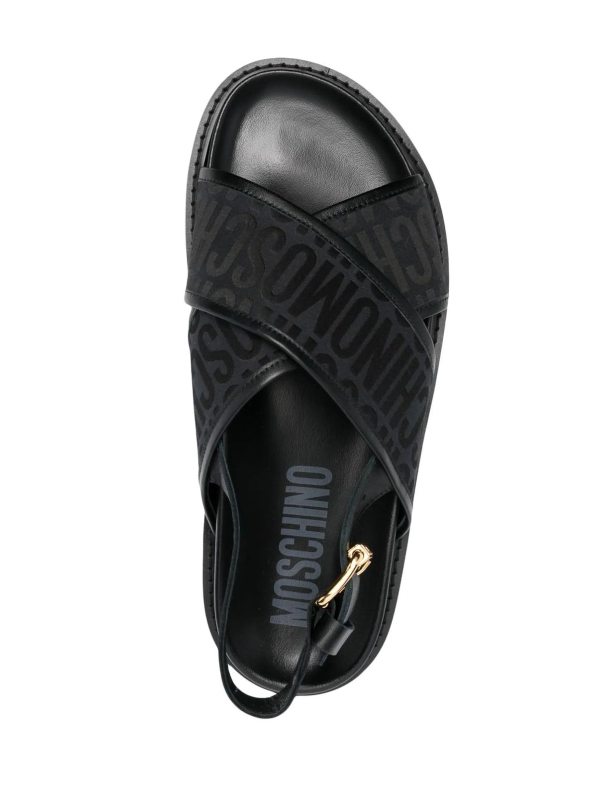 slingback logo-strap sandals