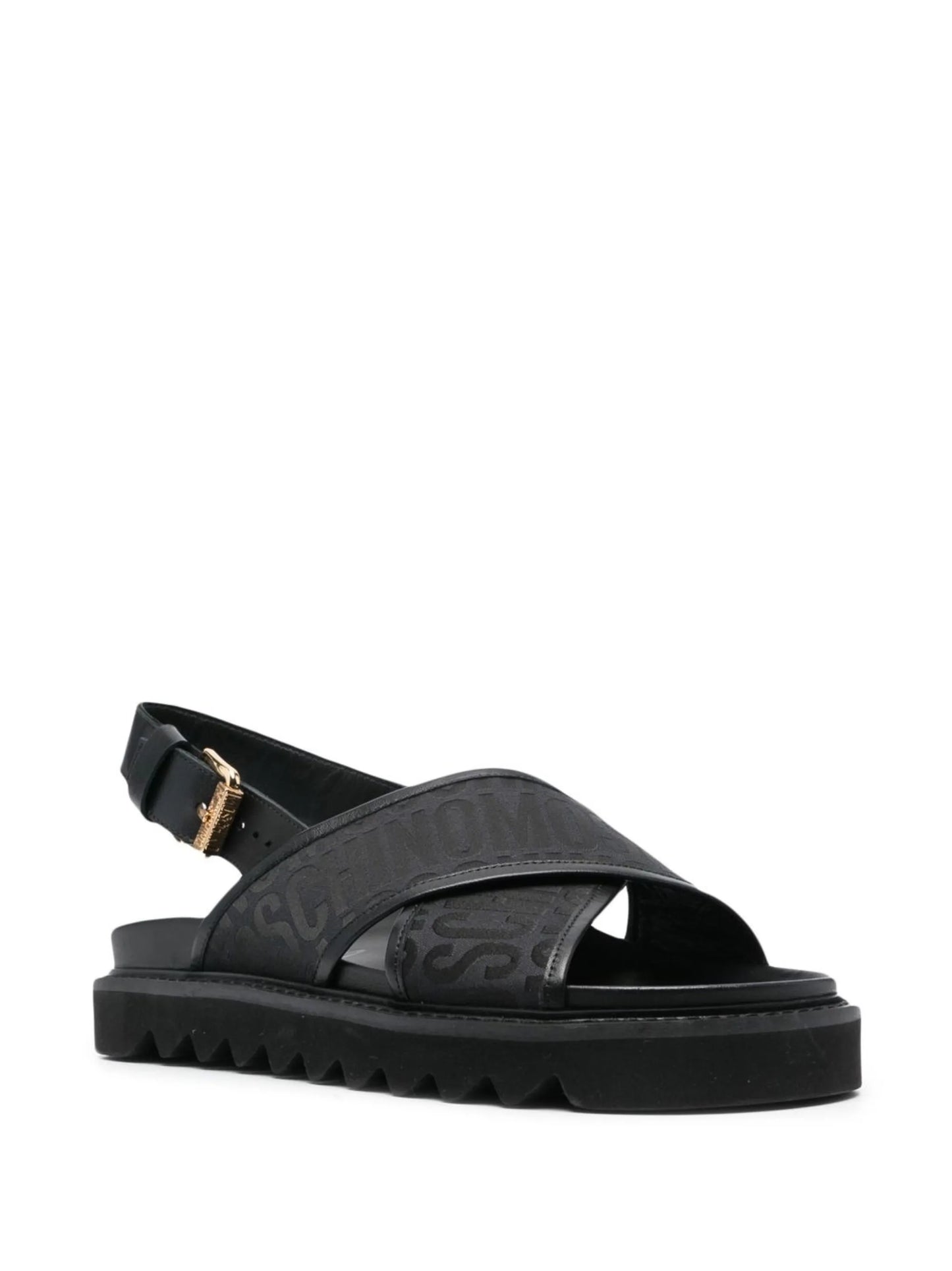 slingback logo-strap sandals