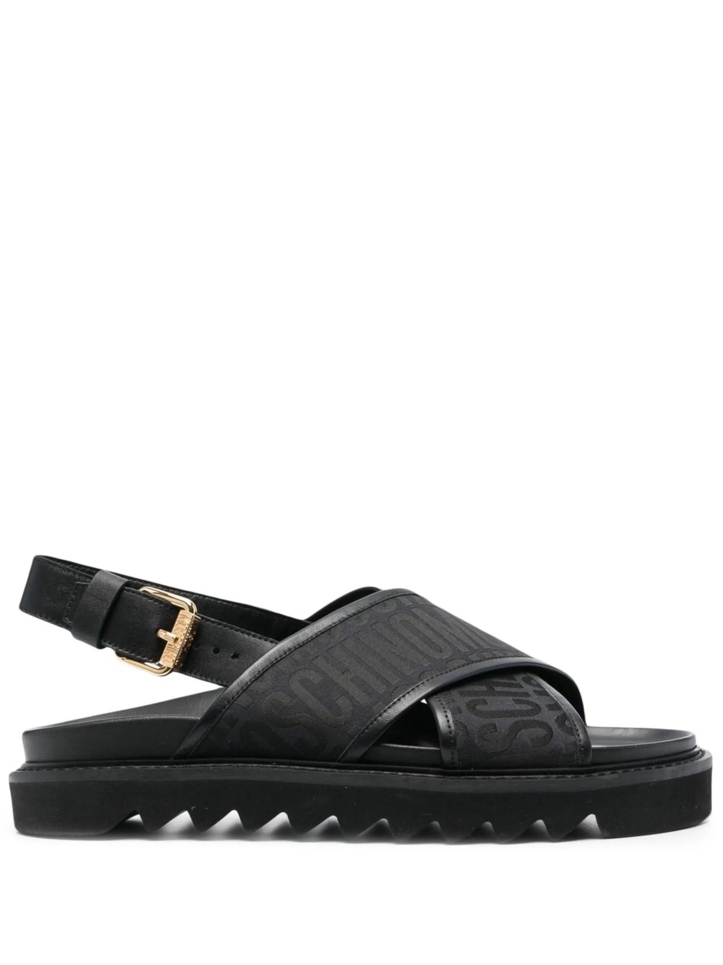 slingback logo-strap sandals