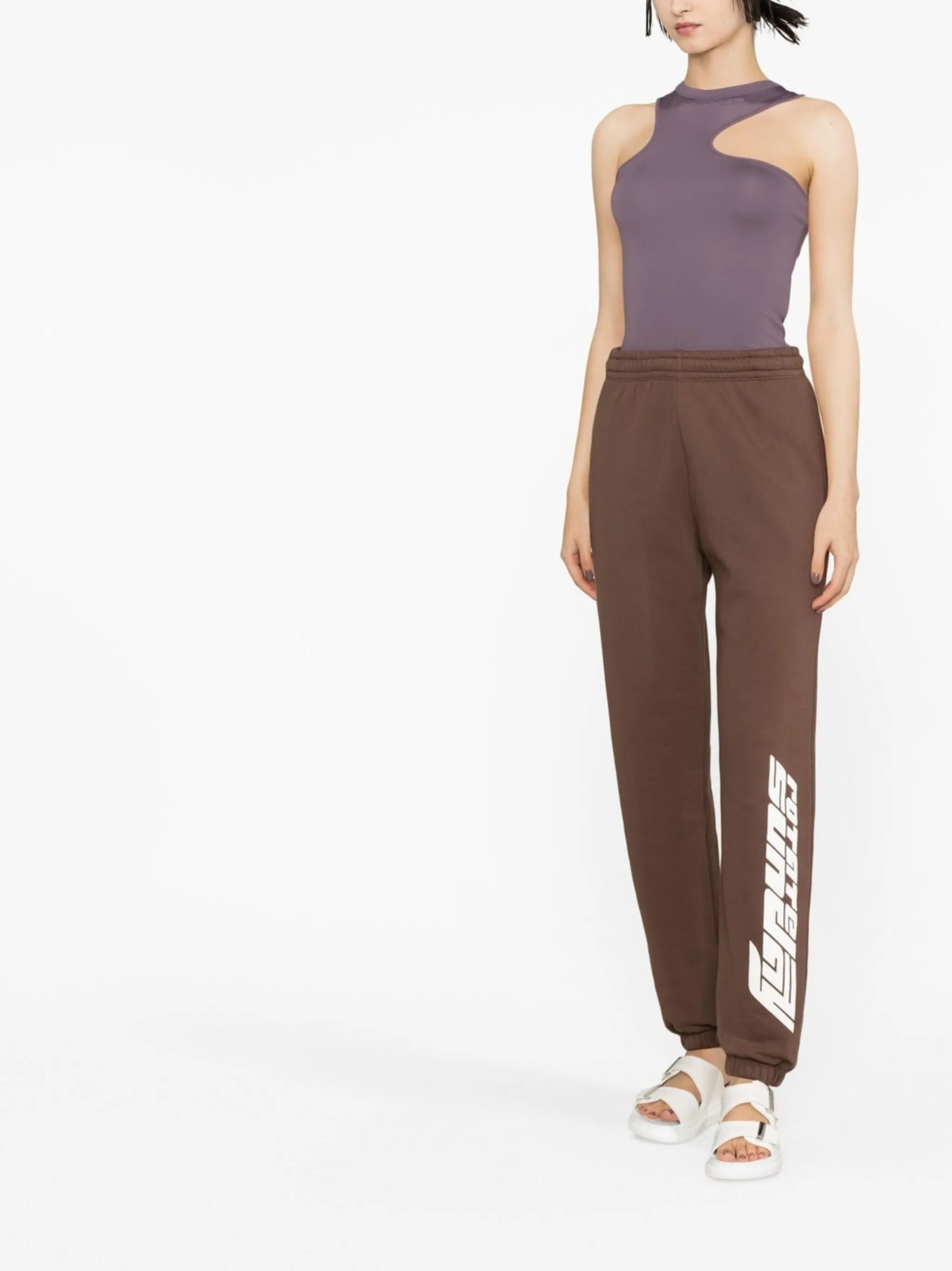 tapered-leg track pants