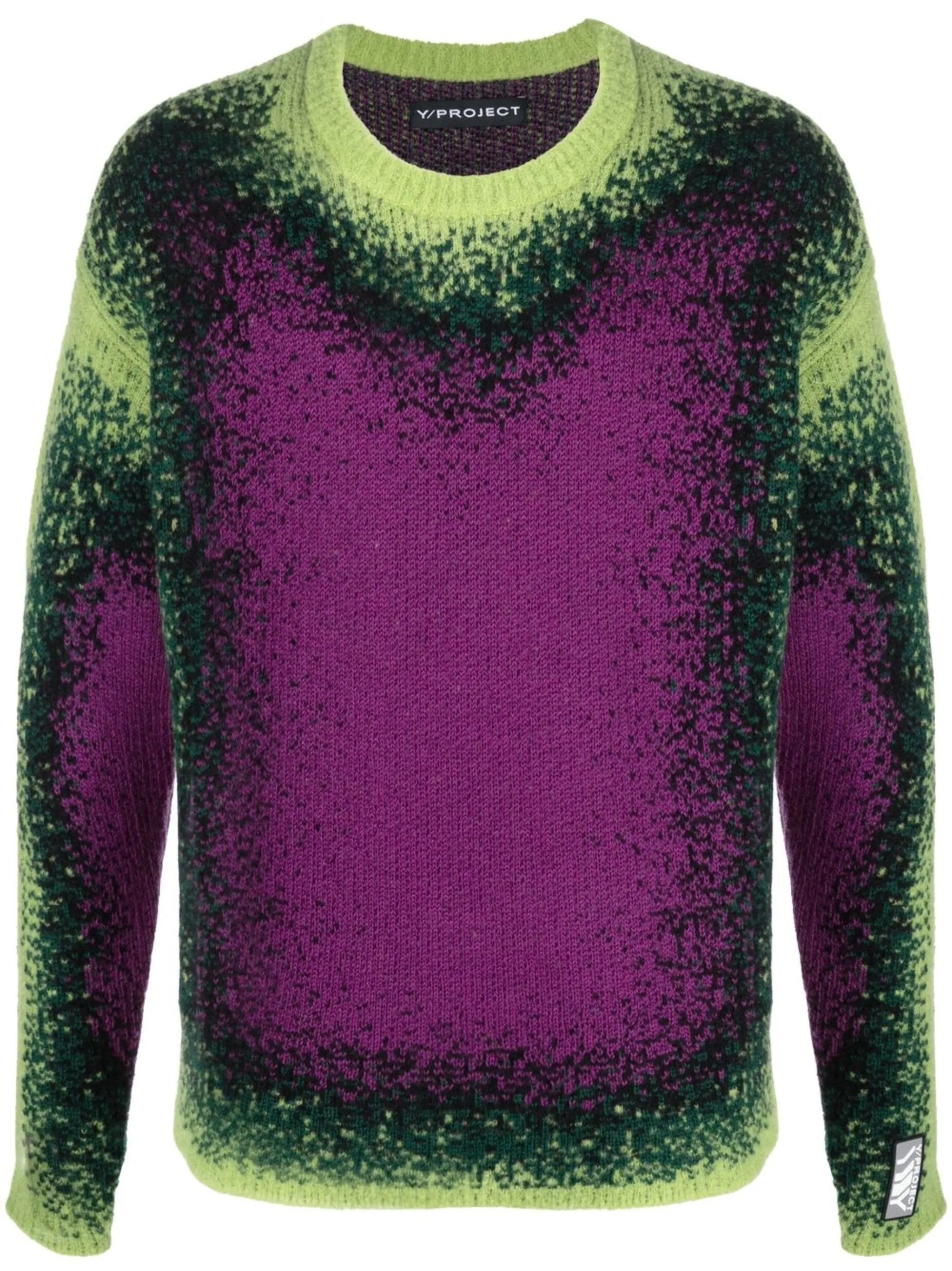 gradient-effect knit jumper