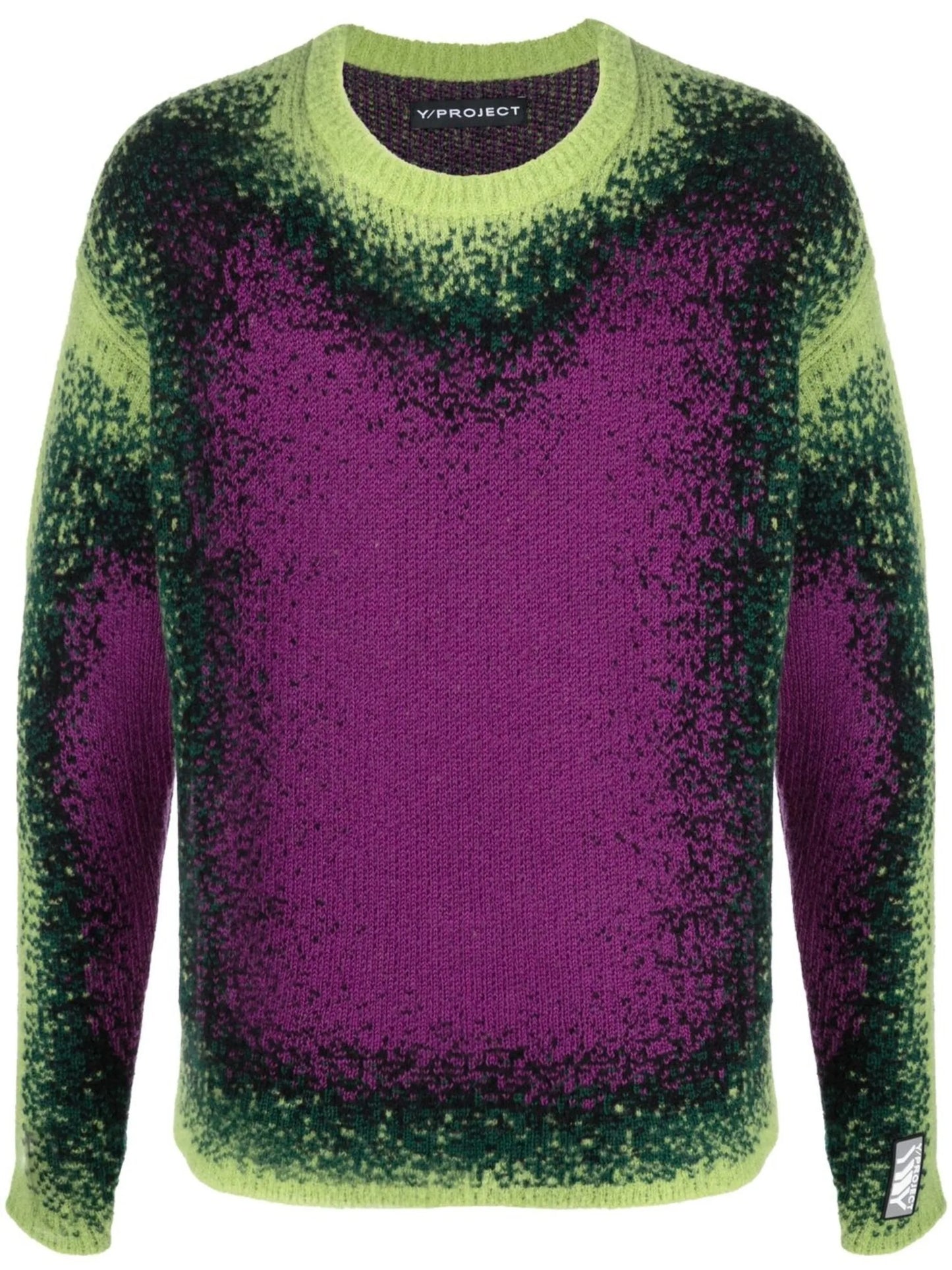 gradient-effect knit jumper