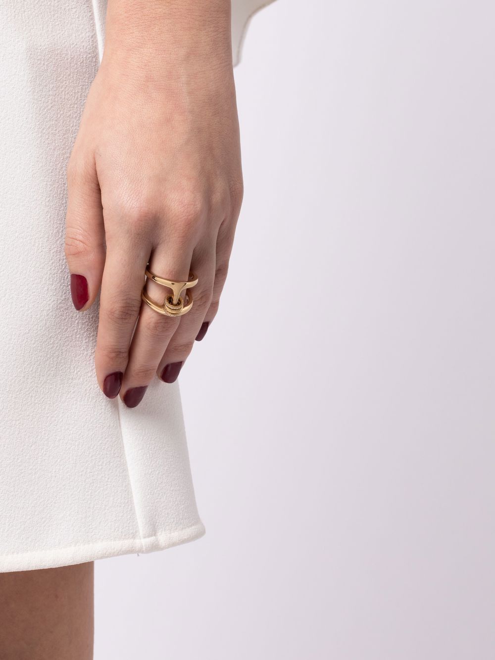 x Hoorsenbuhs 18K gold Phantom diamond ring