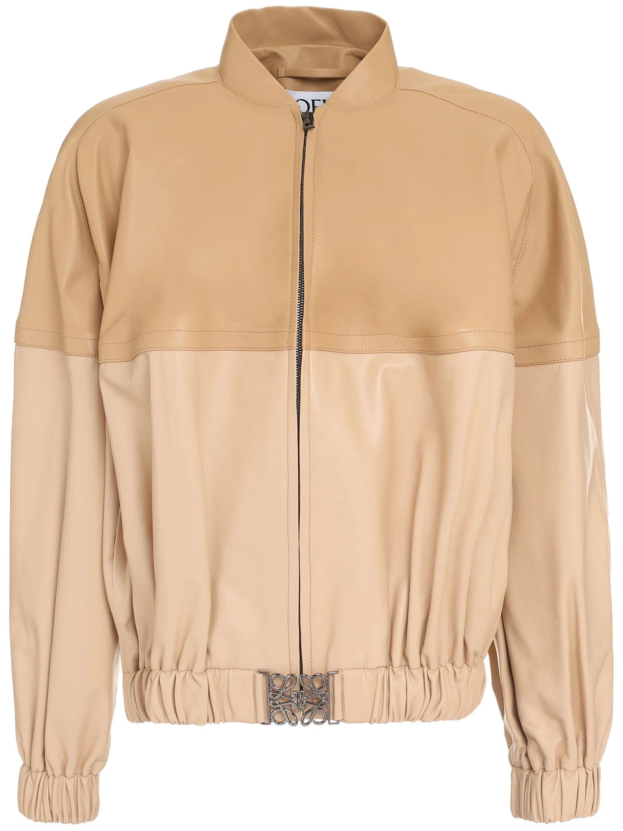 Anagram panelled bomber jacket