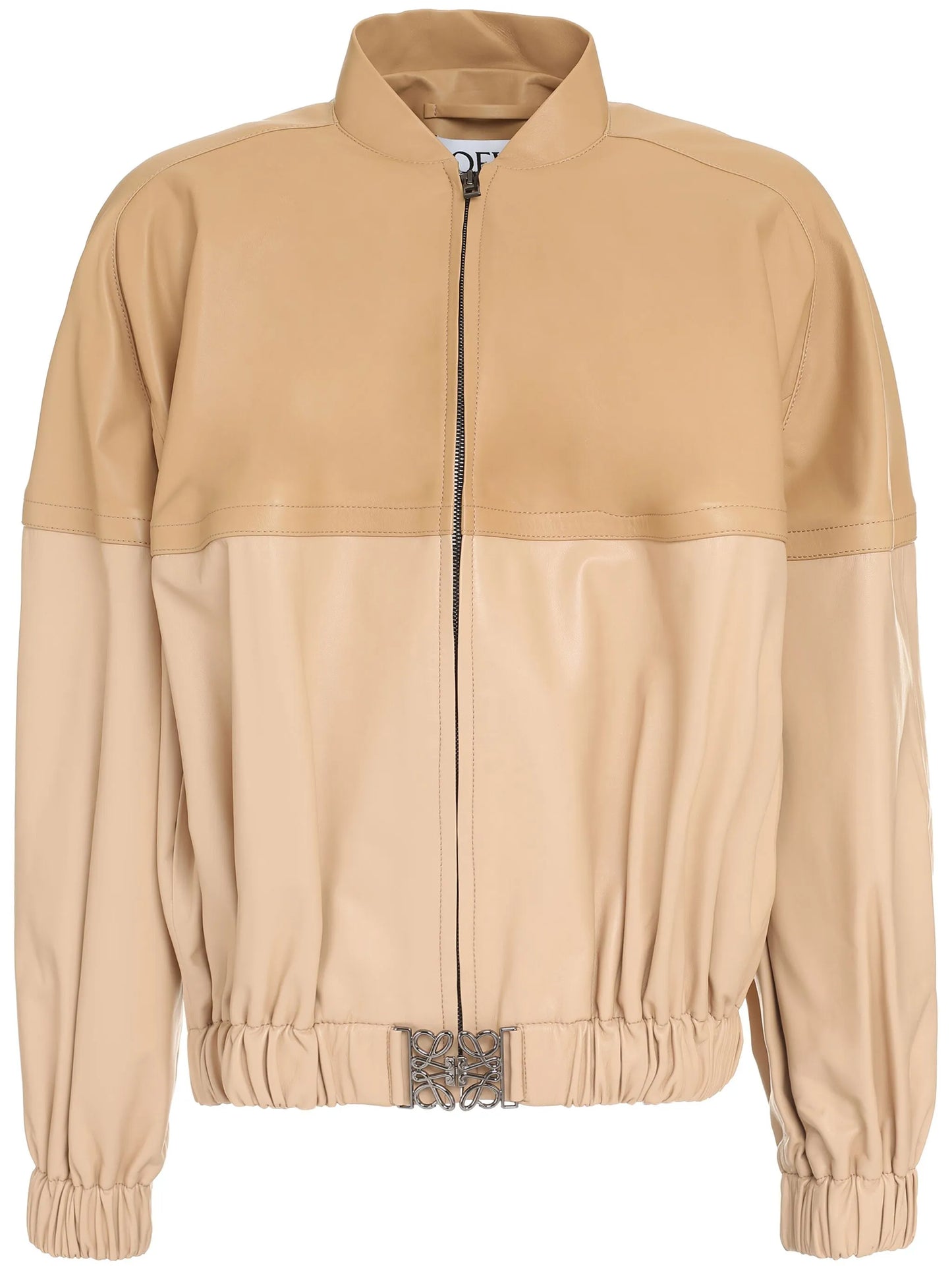 Anagram panelled bomber jacket