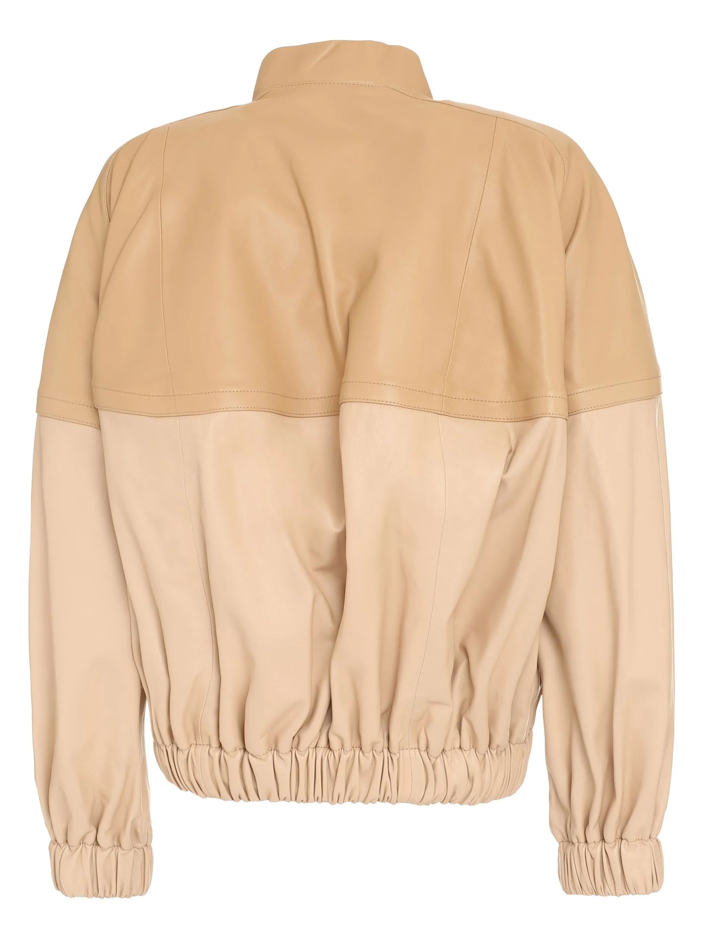 Anagram panelled bomber jacket