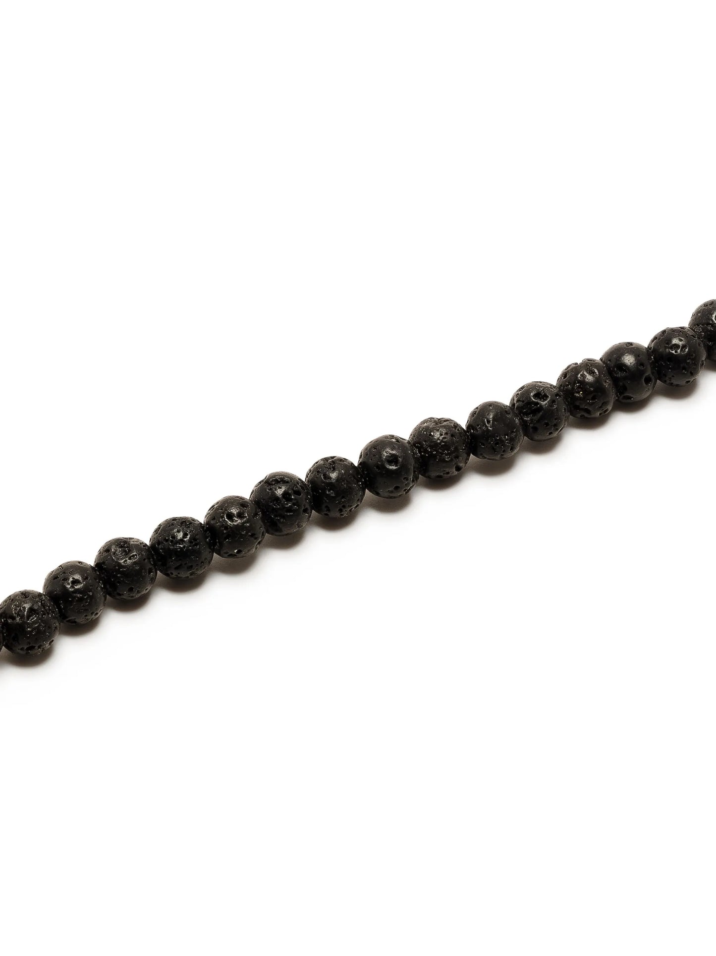 14kt yellow gold lava rock bracelet