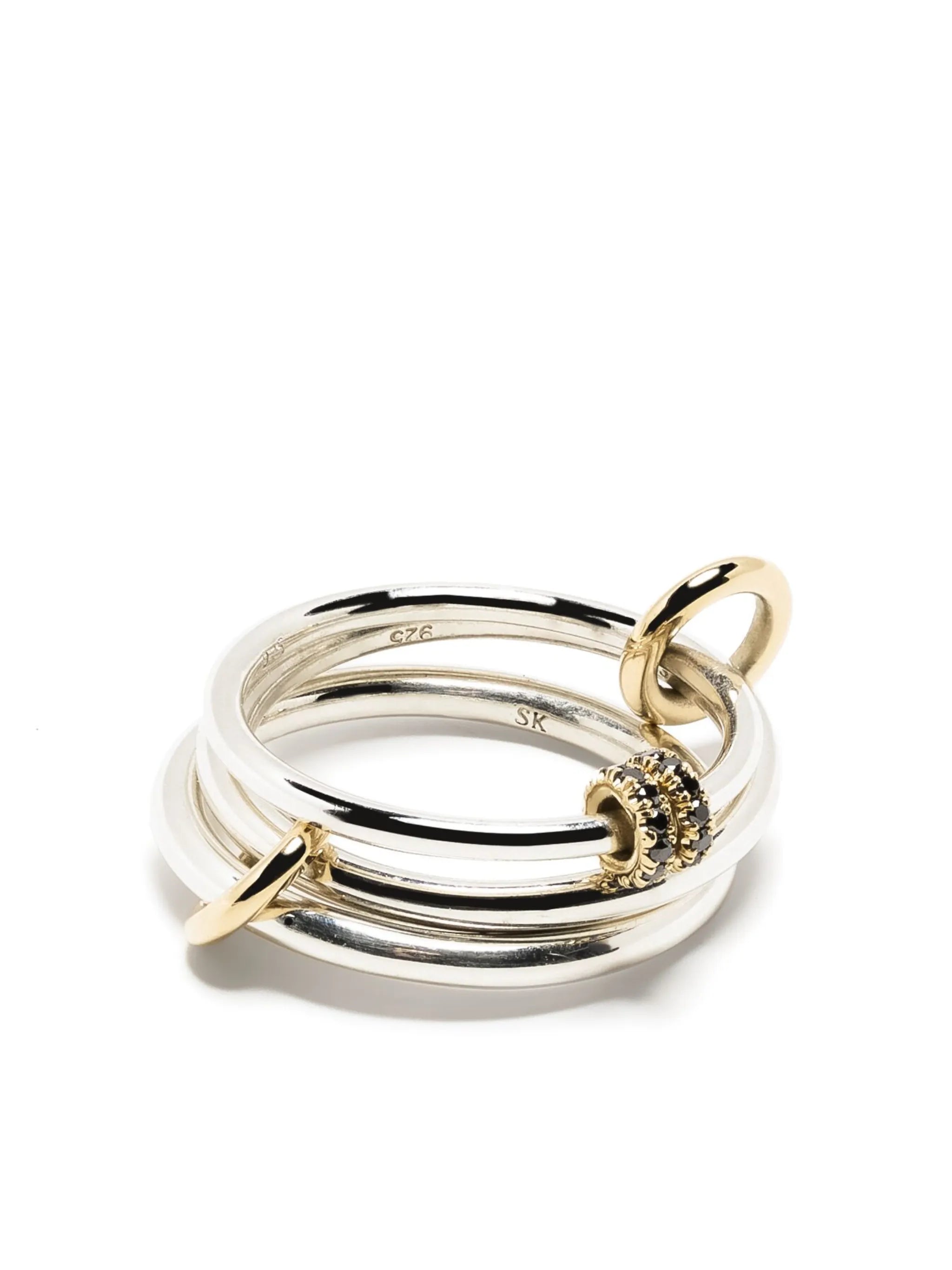 sterling silver Raneth stack ring
