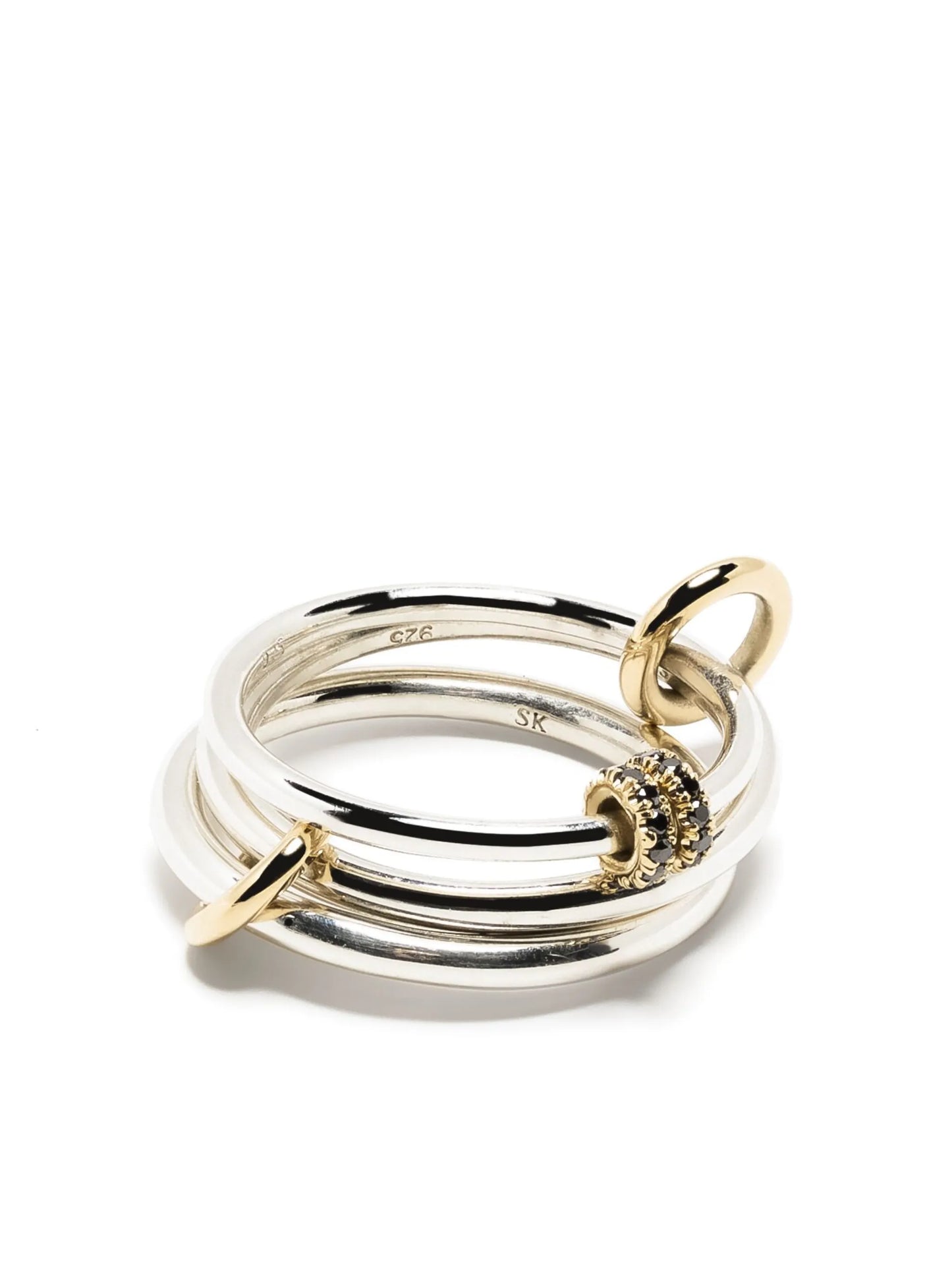 sterling silver Raneth stack ring