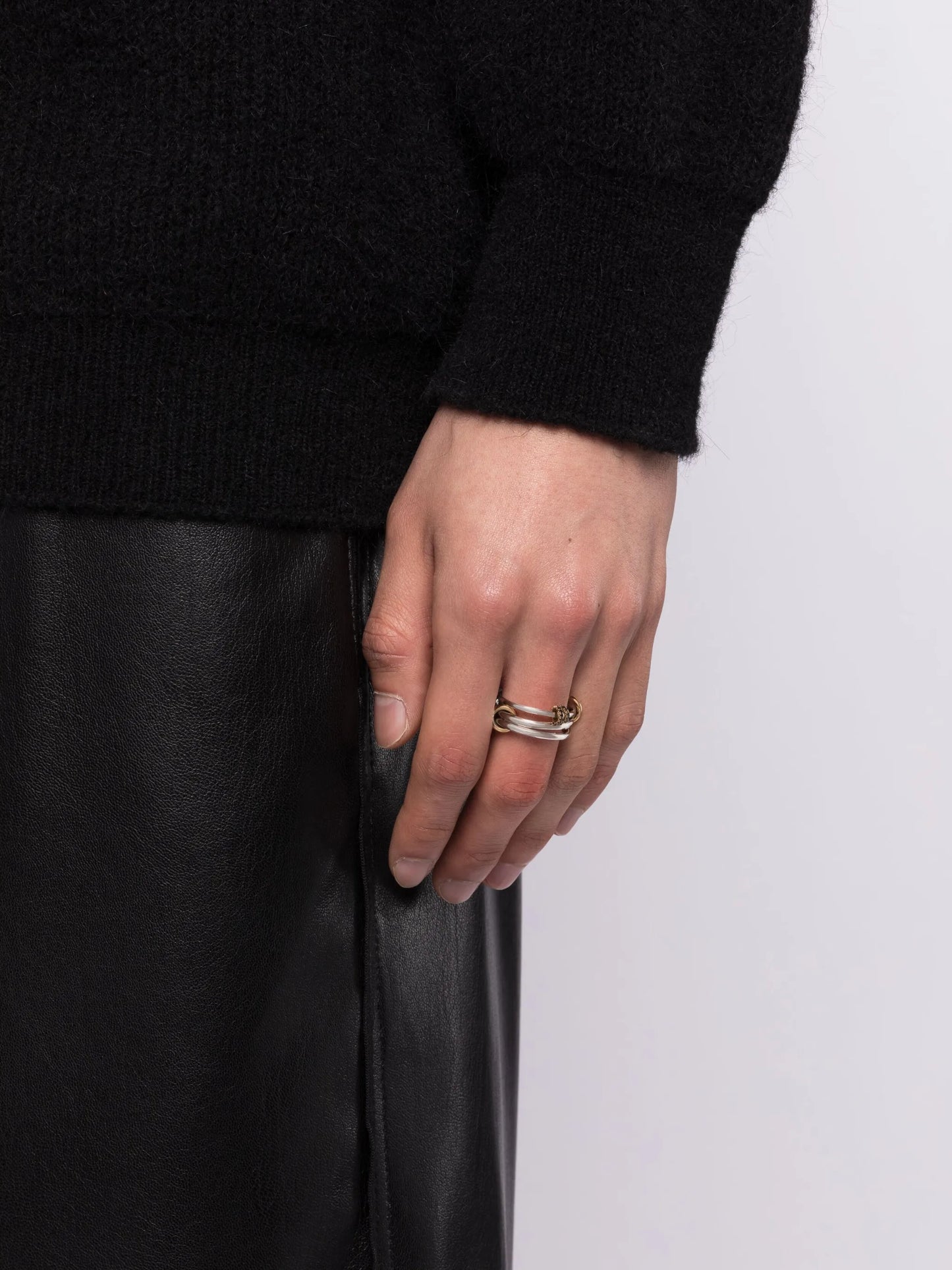 sterling silver Raneth stack ring