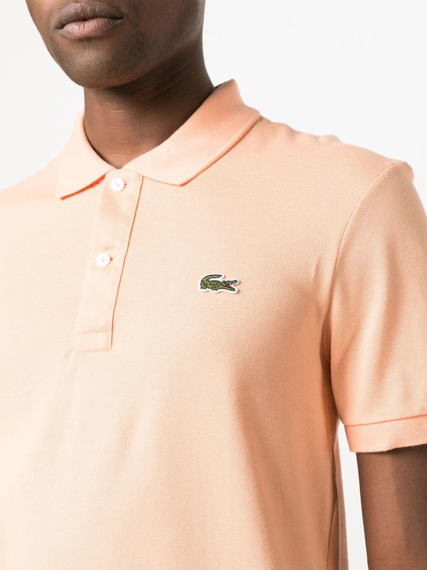 logo-patch polo shirt