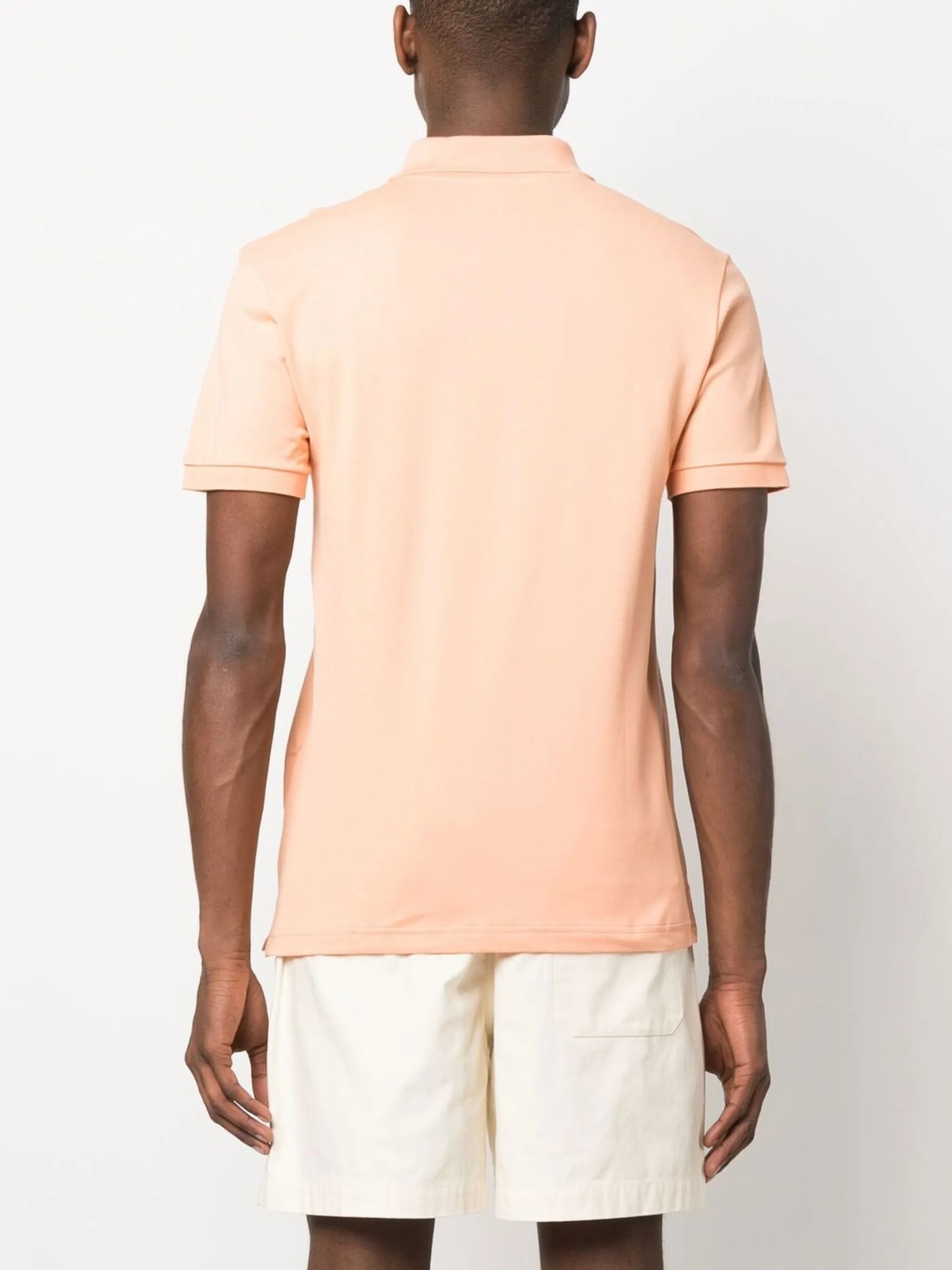 logo-patch polo shirt