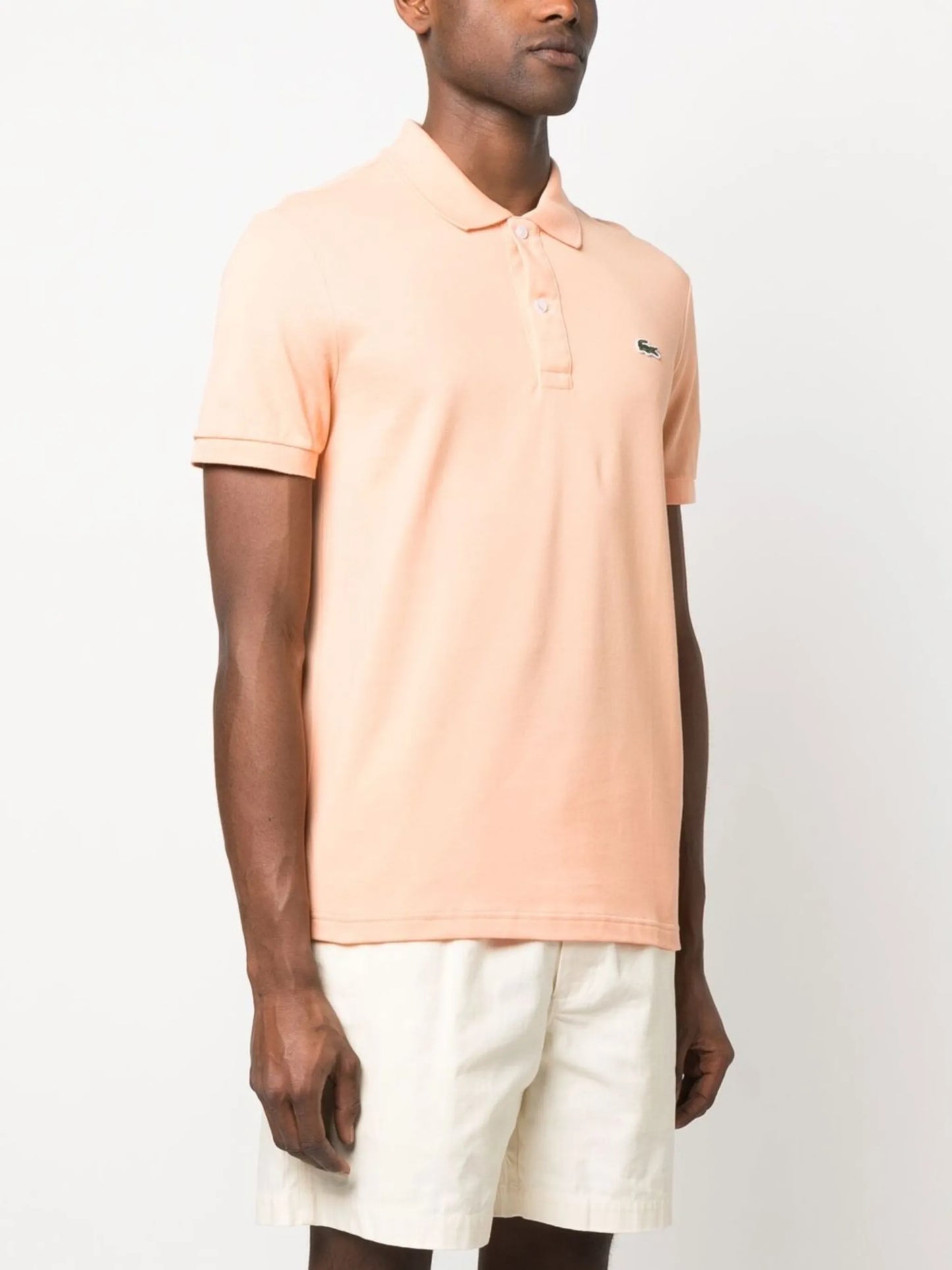 logo-patch polo shirt