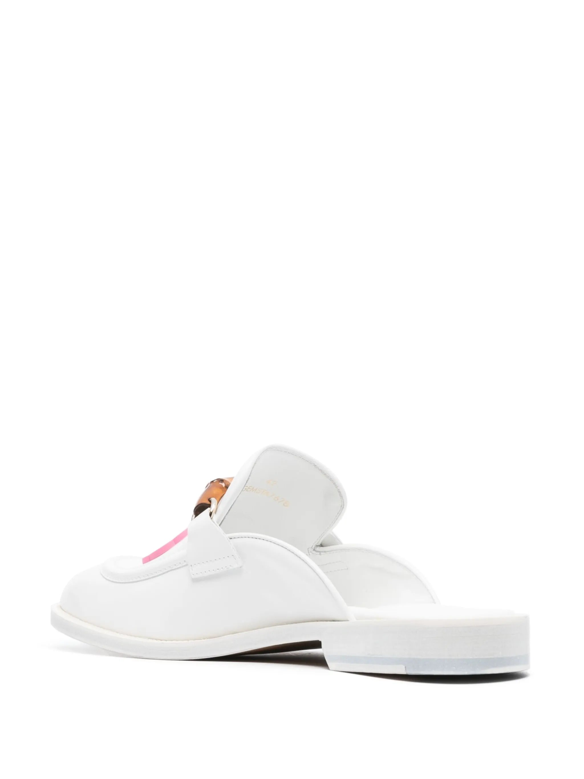 Memphis monogram leather mules