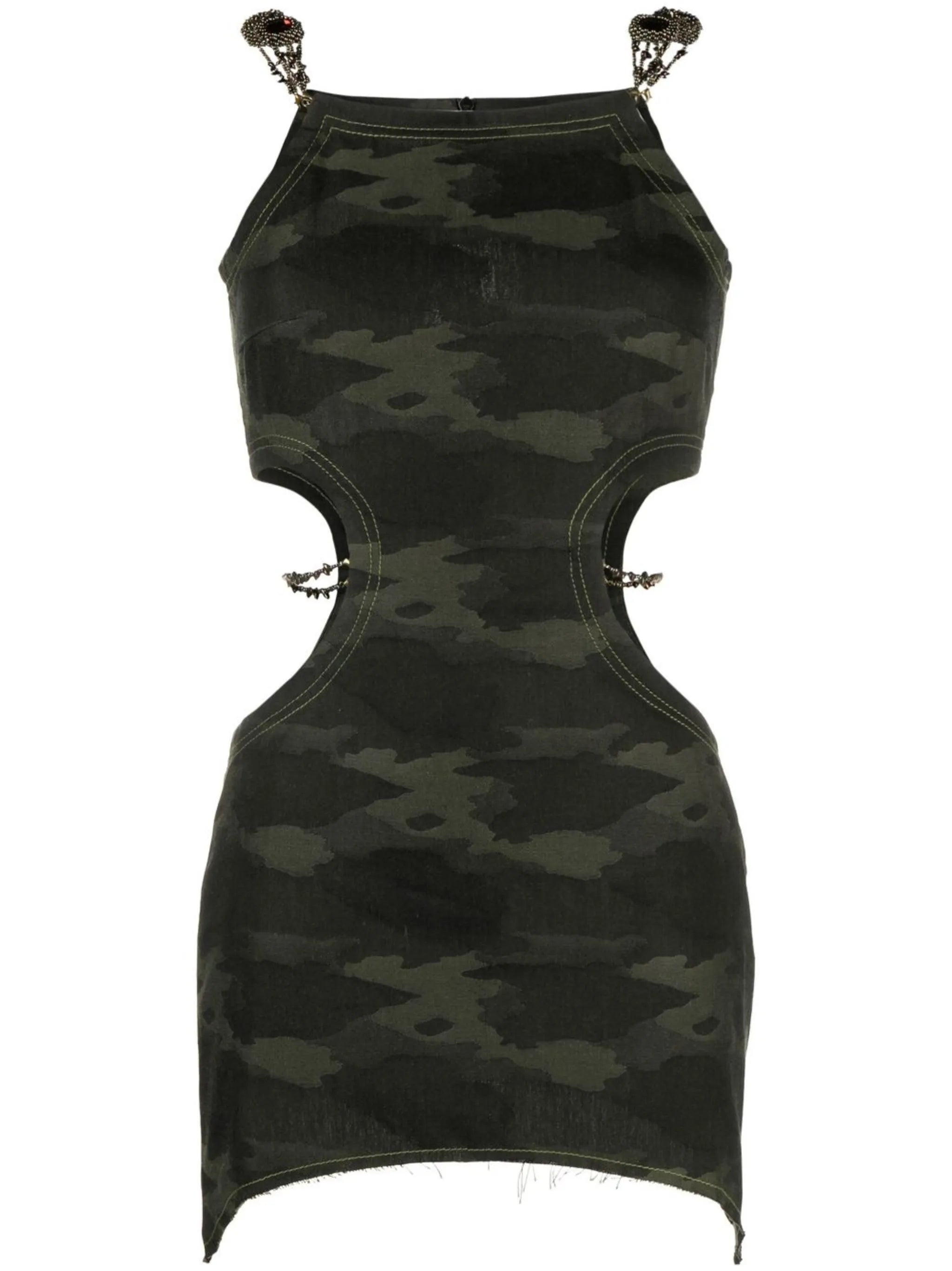 came jewel strap short dress