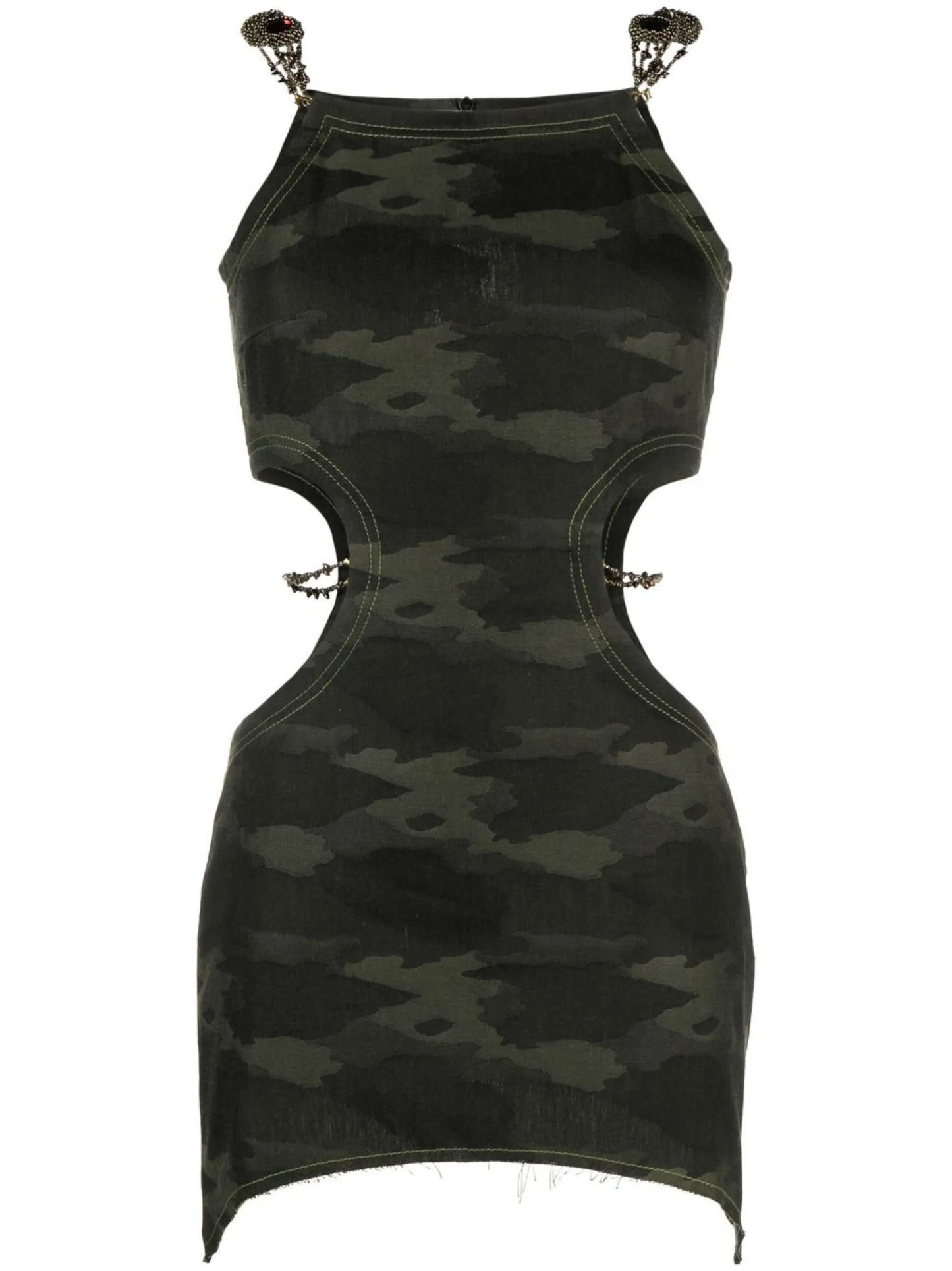 came jewel strap short dress