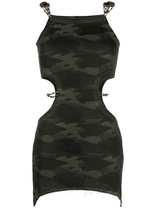 came jewel strap short dress