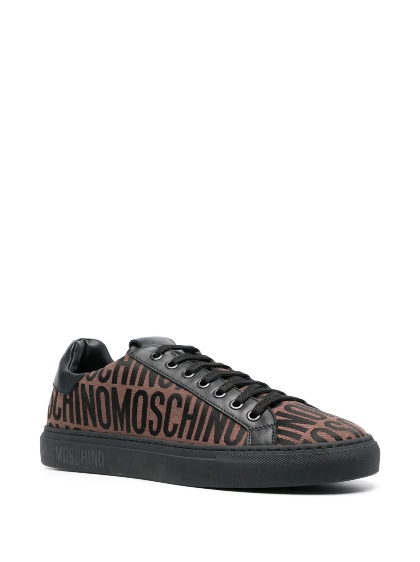 logo-jacquard low-top sneakers