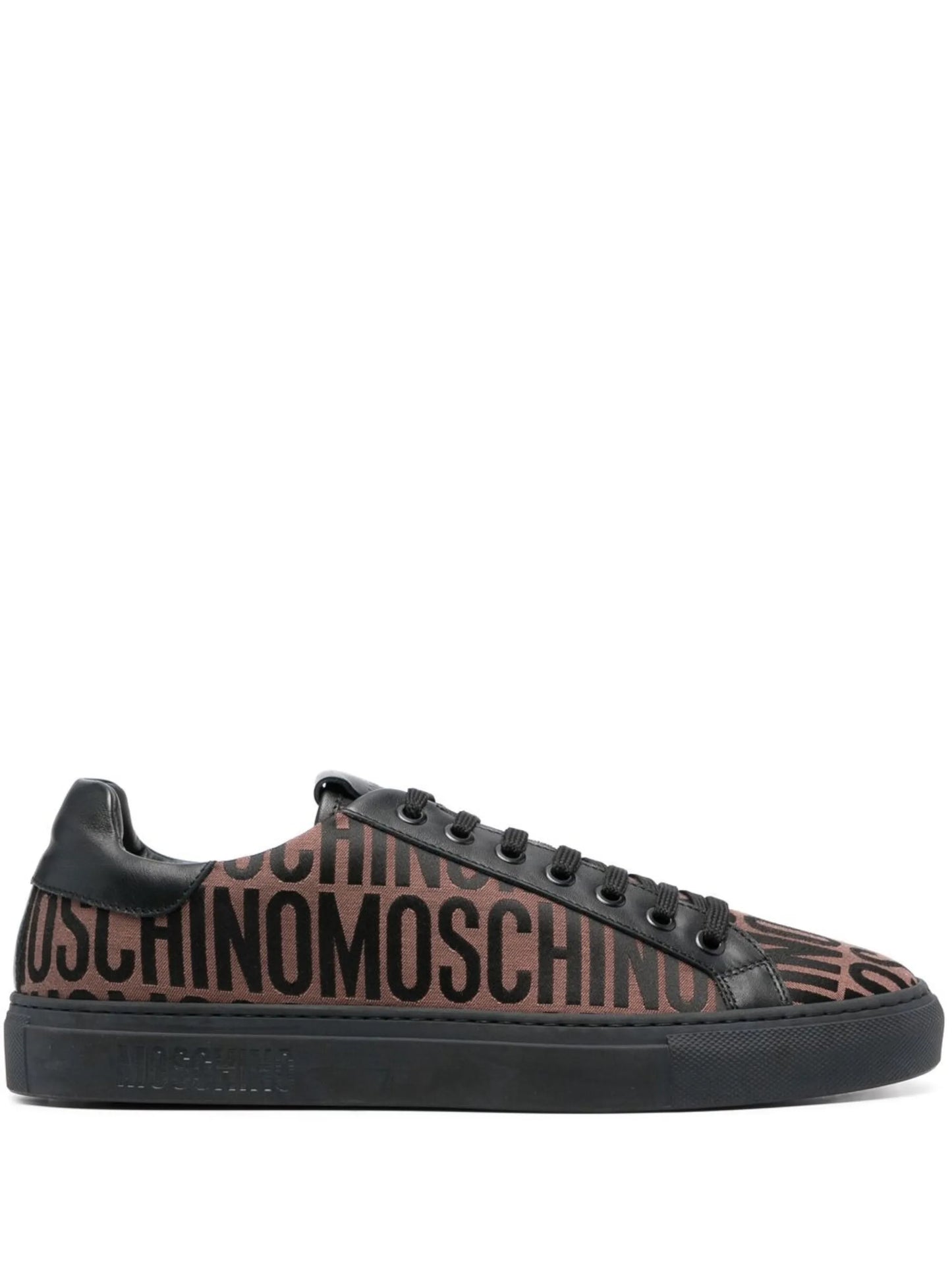 logo-jacquard low-top sneakers