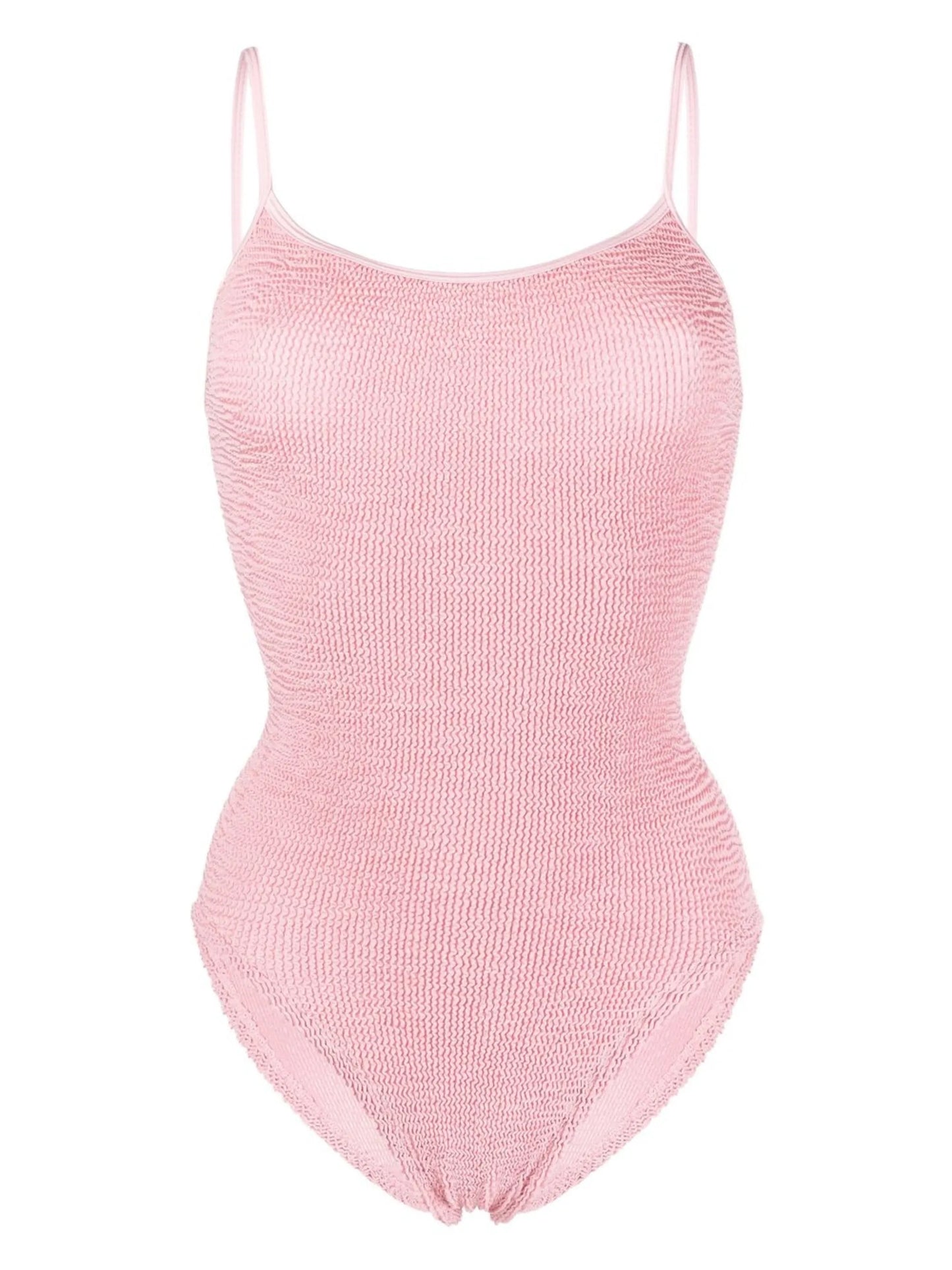 Pamela metallic seersucker swimsuit