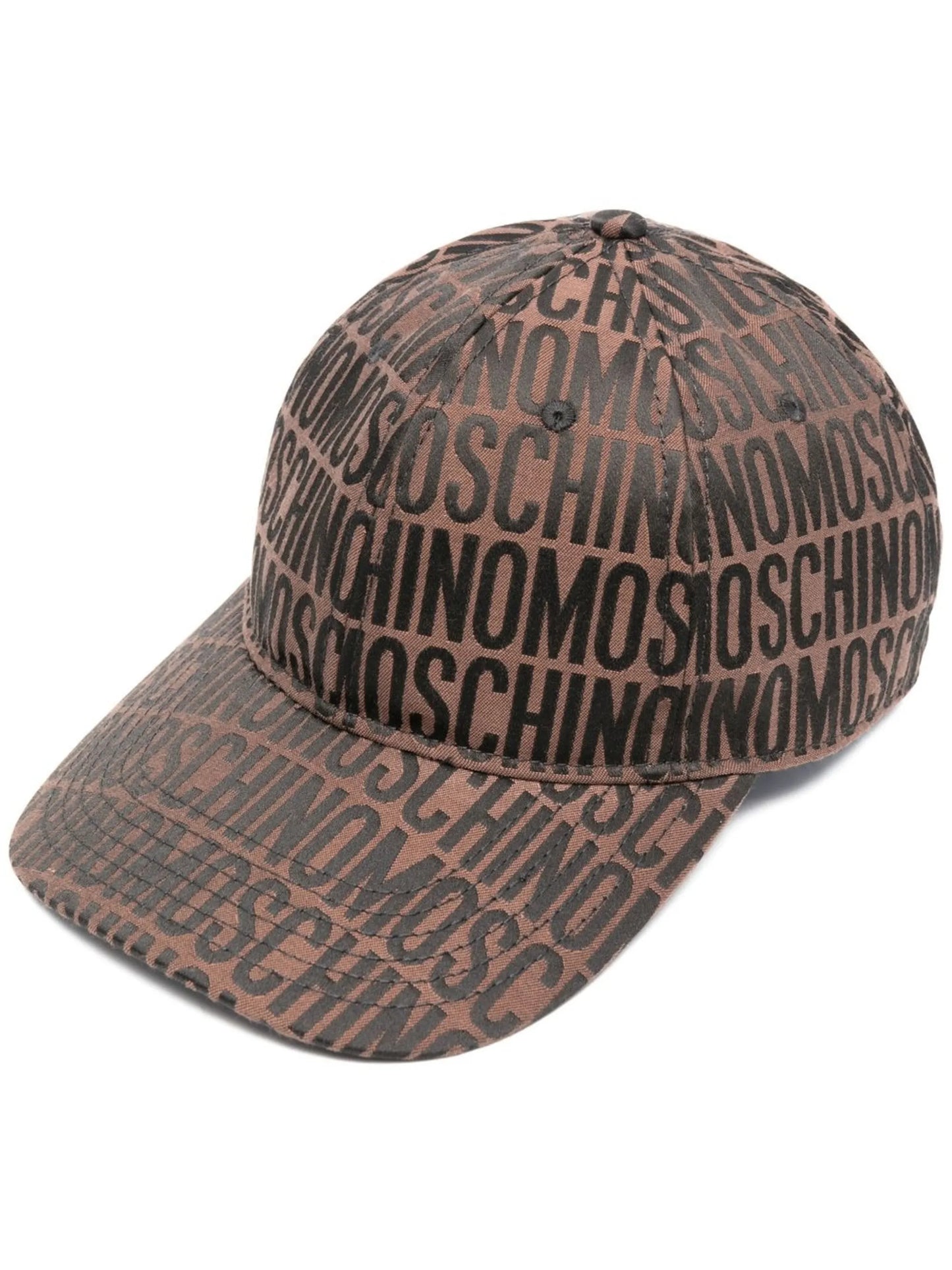 logo-jacquard motif cap