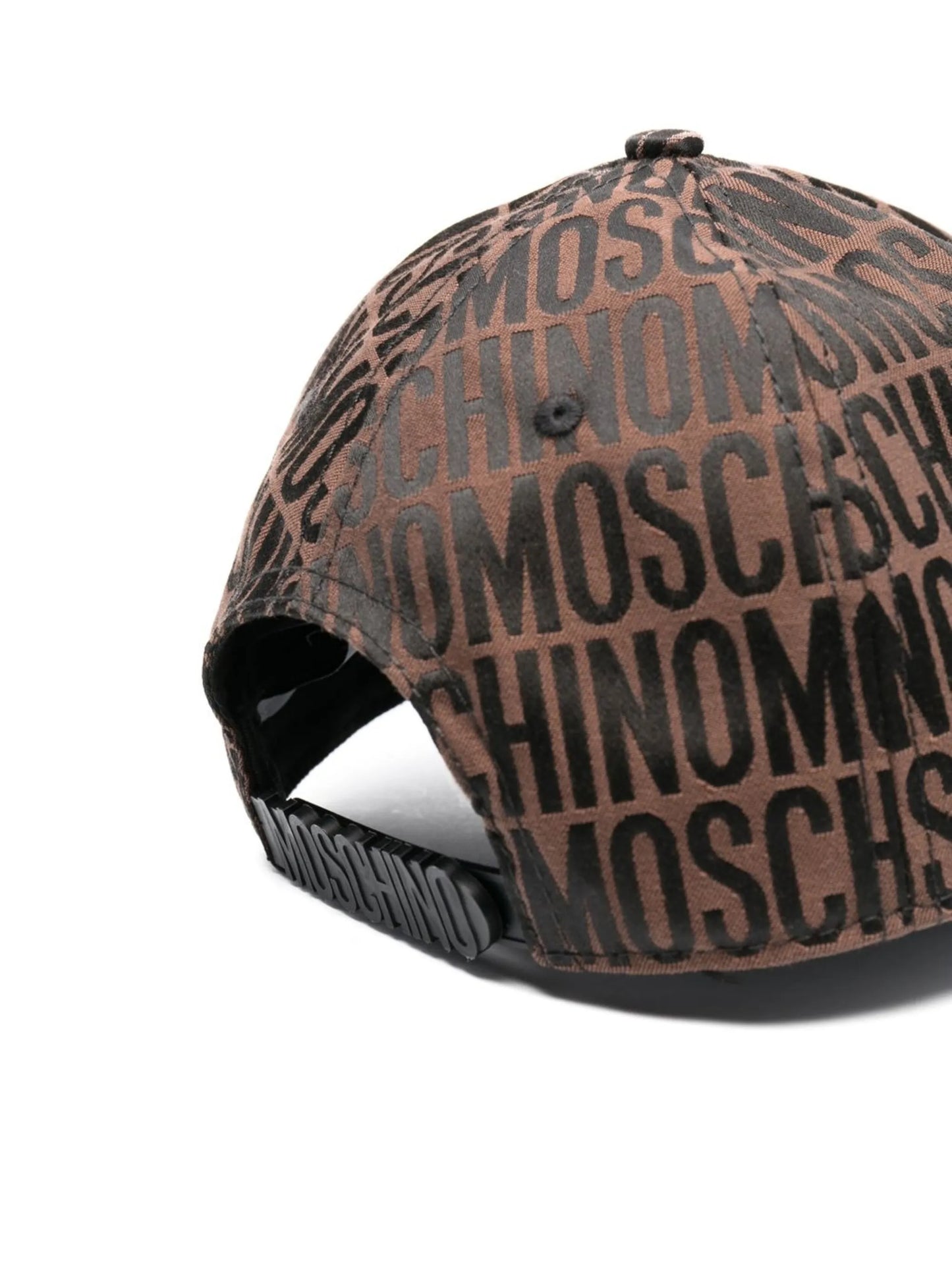 logo-jacquard motif cap