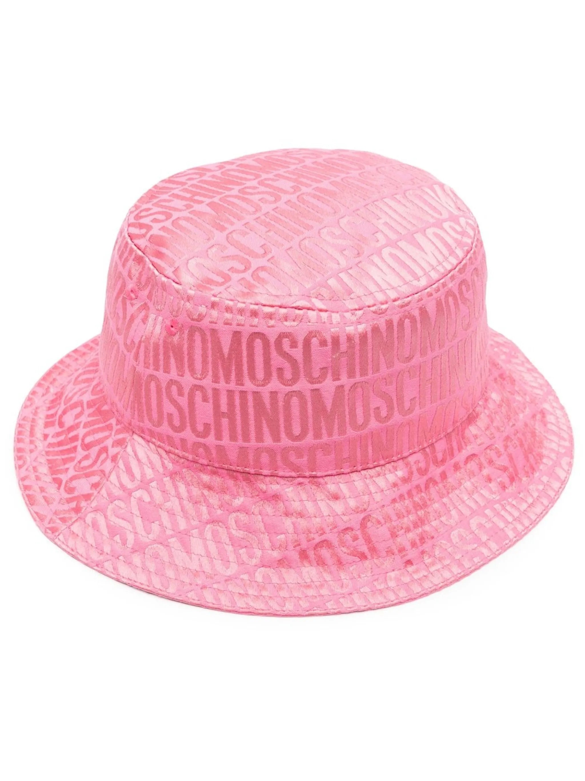 jacquard-logo bucket hat