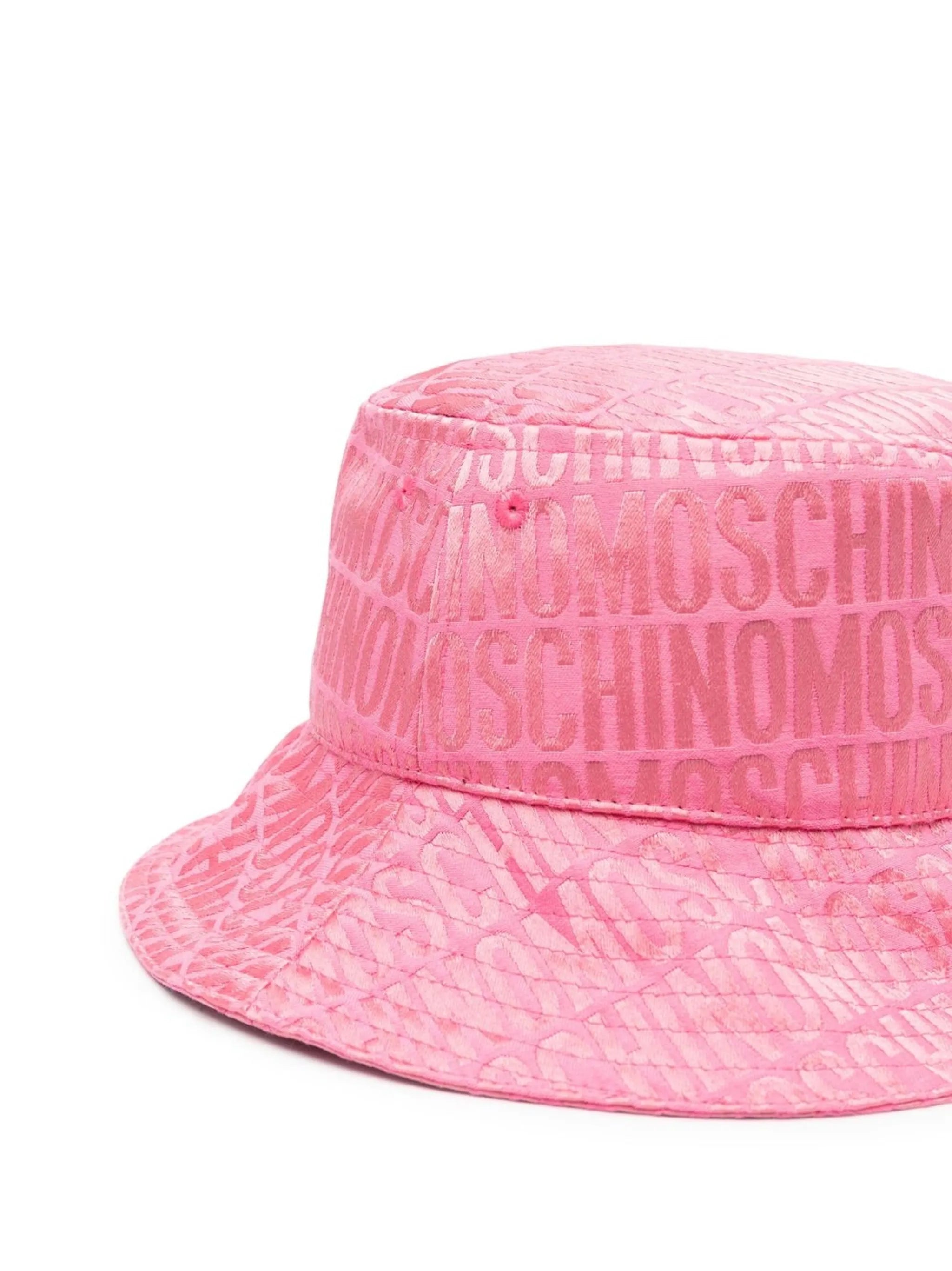 jacquard-logo bucket hat