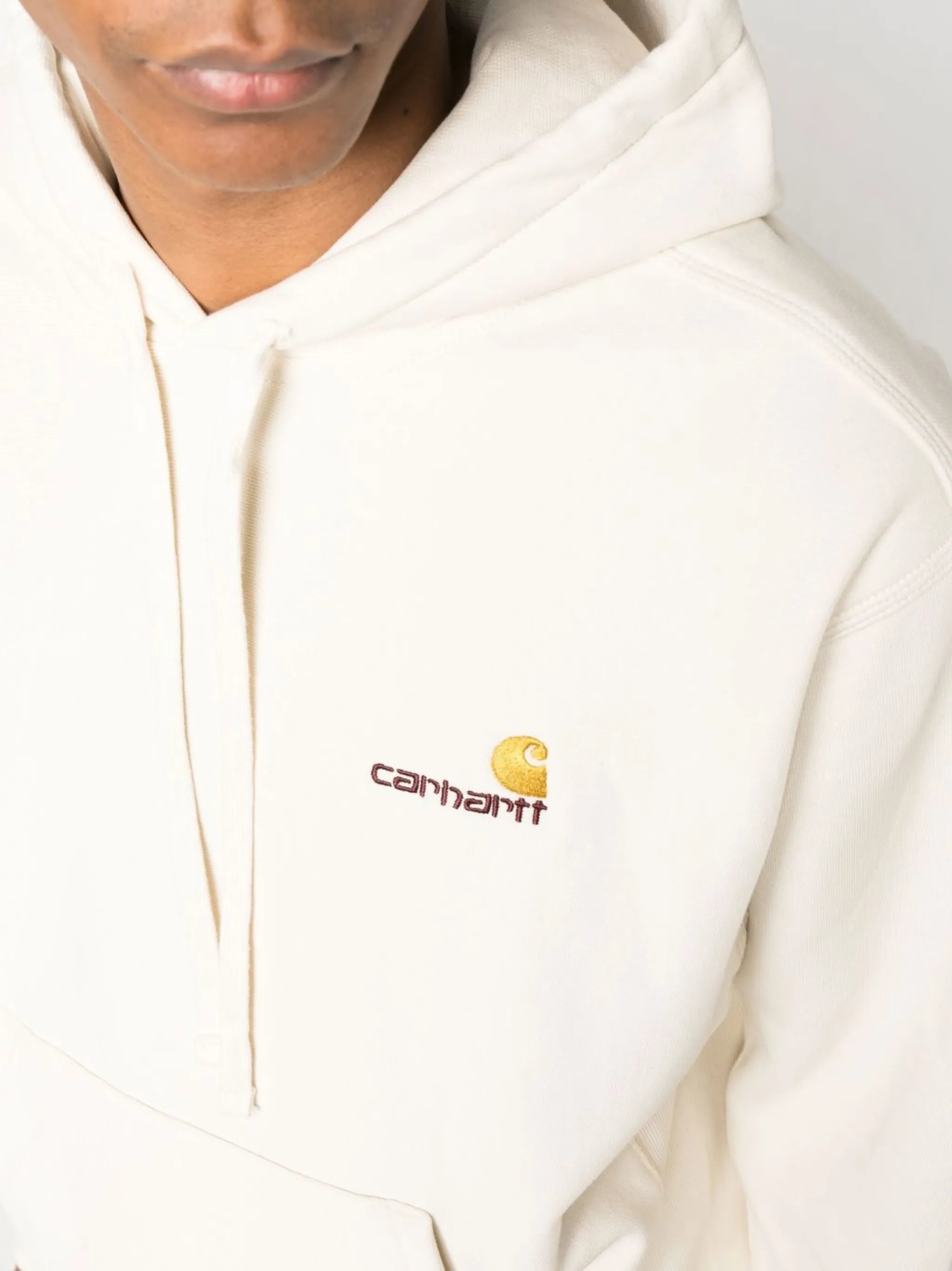 American Script cotton hoodie