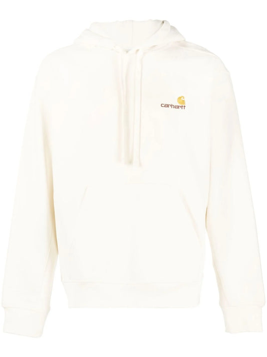 American Script cotton hoodie