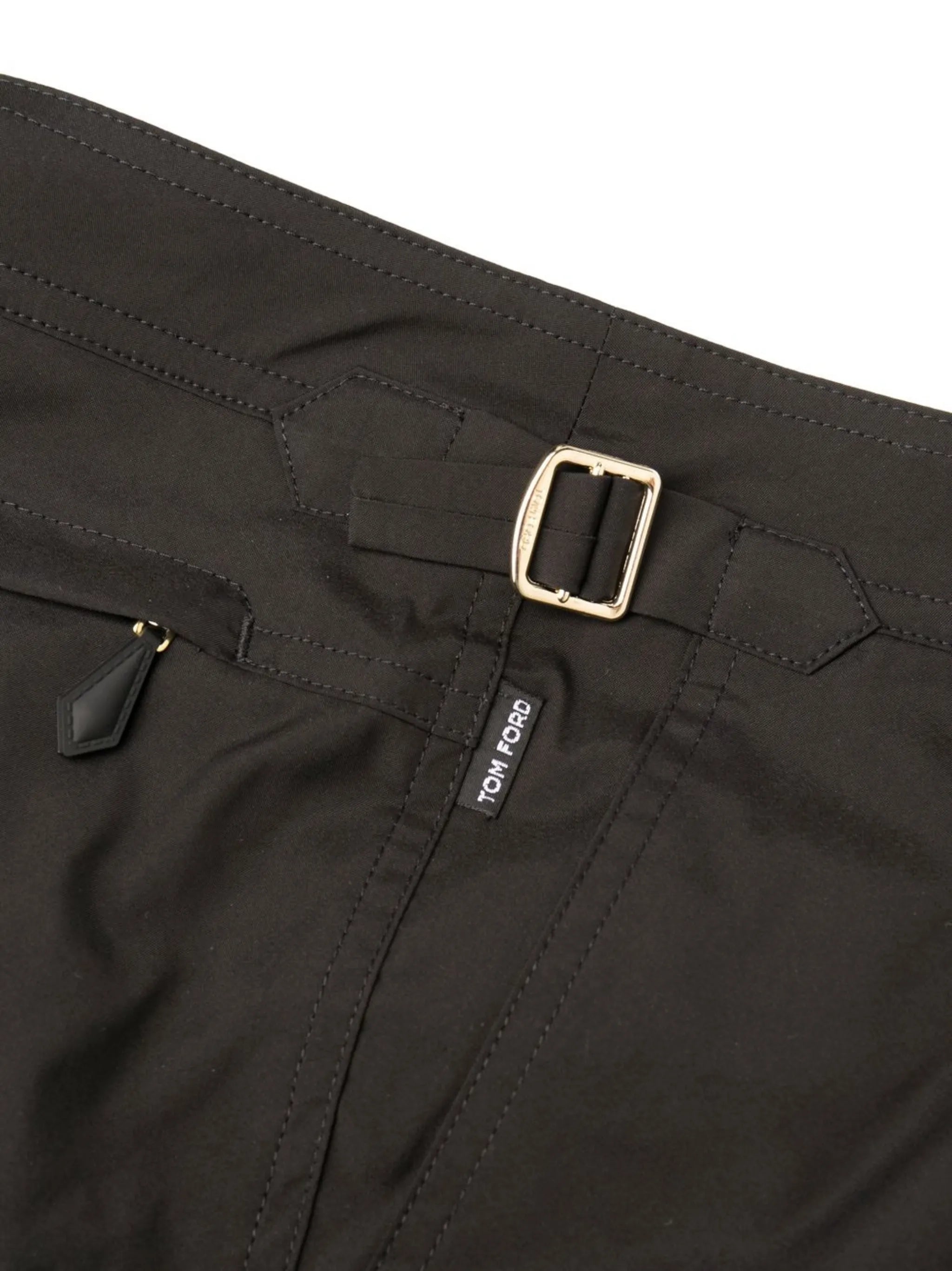 side-buckle swim shorts