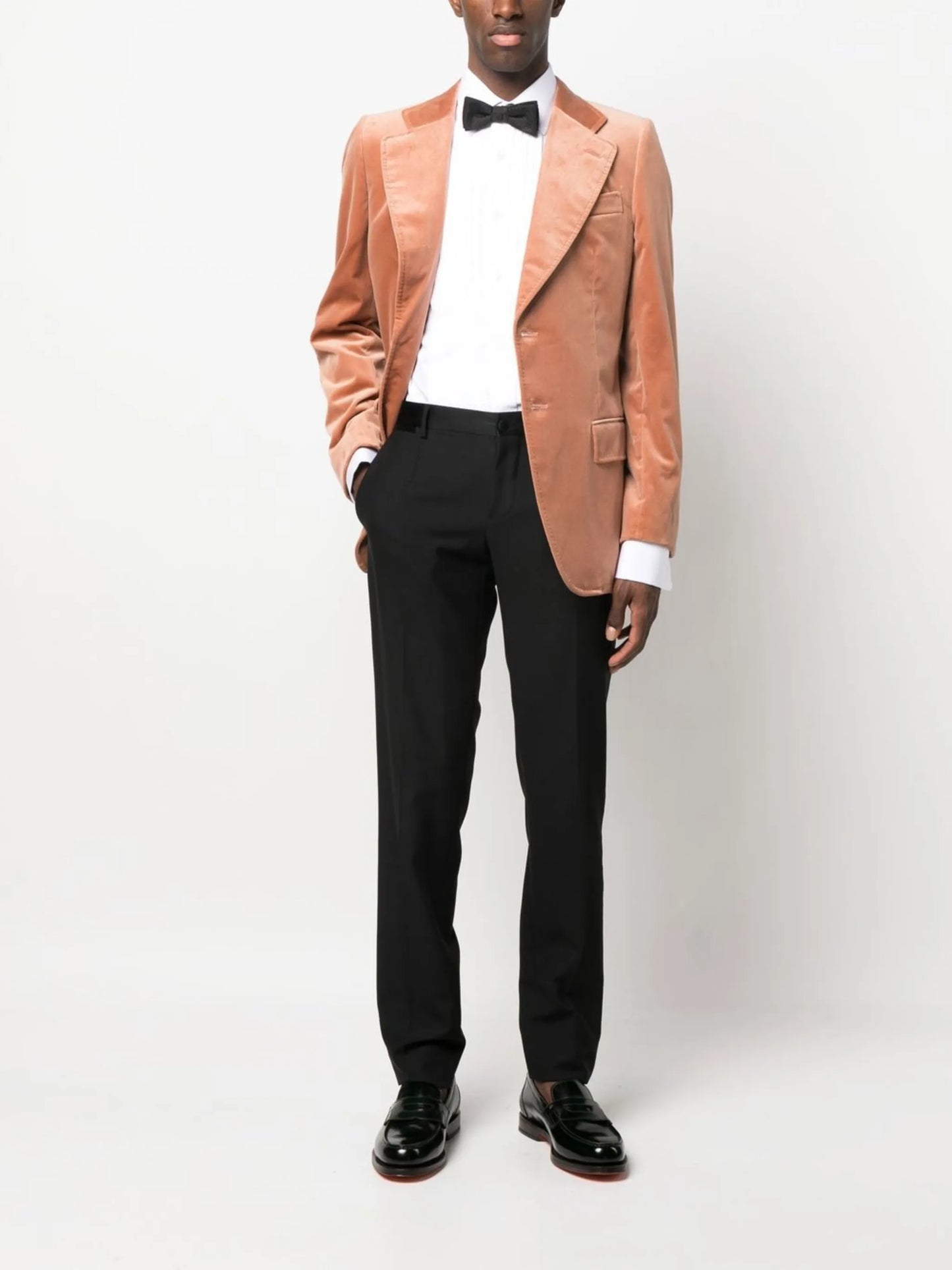 pleat-detail cotton shirt