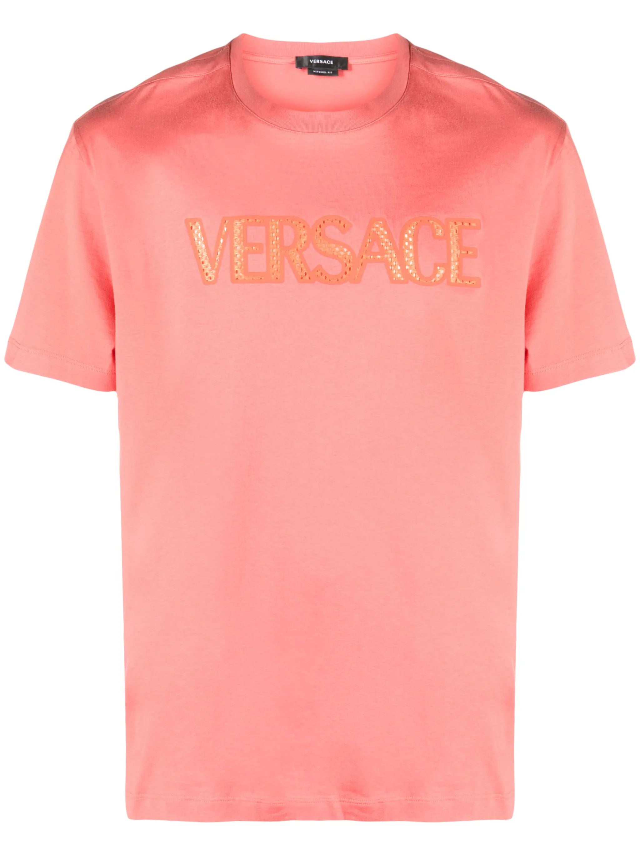 mesh logo appliqué T-shirt
