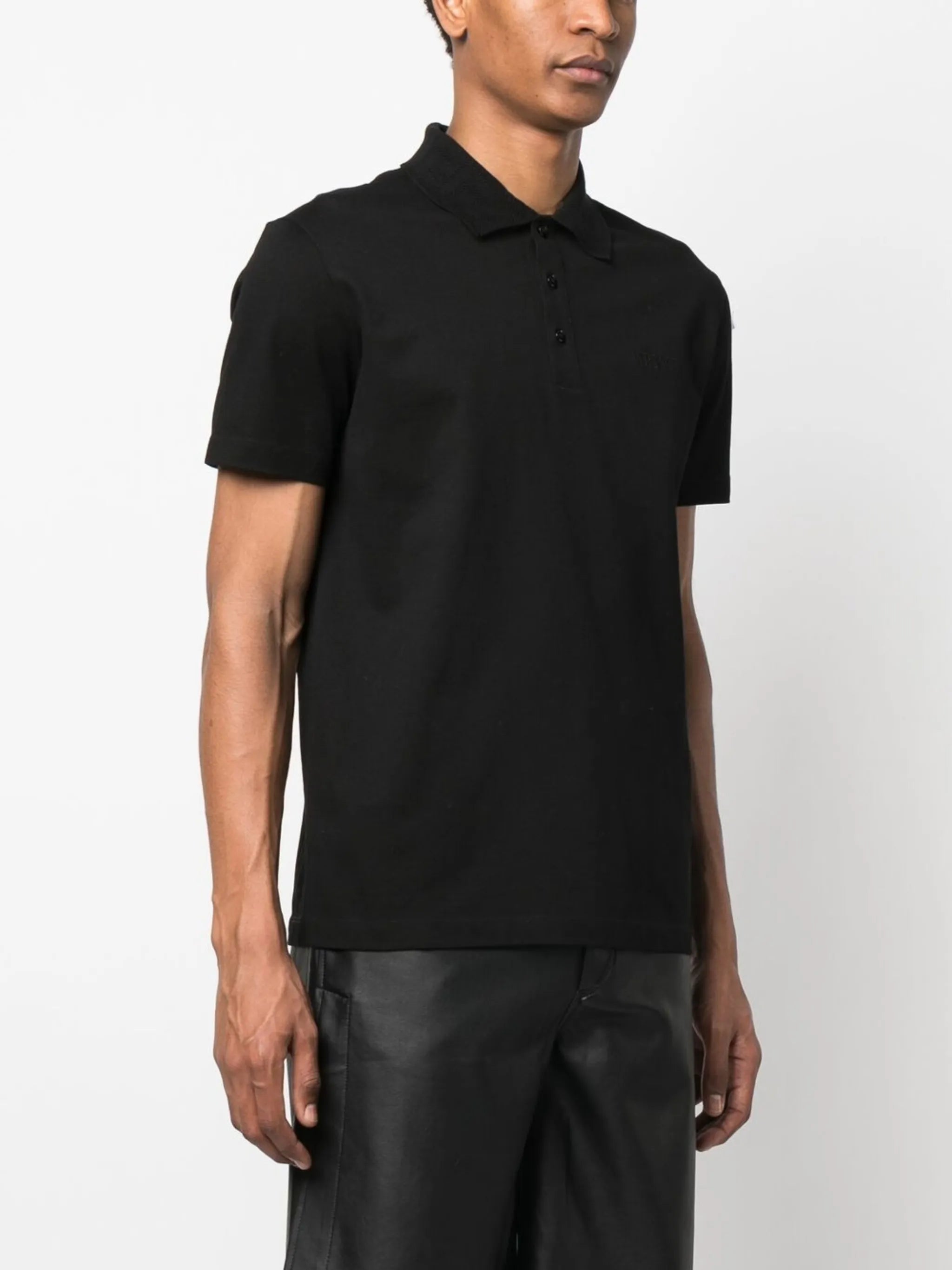 logo-embroidered polo shirt