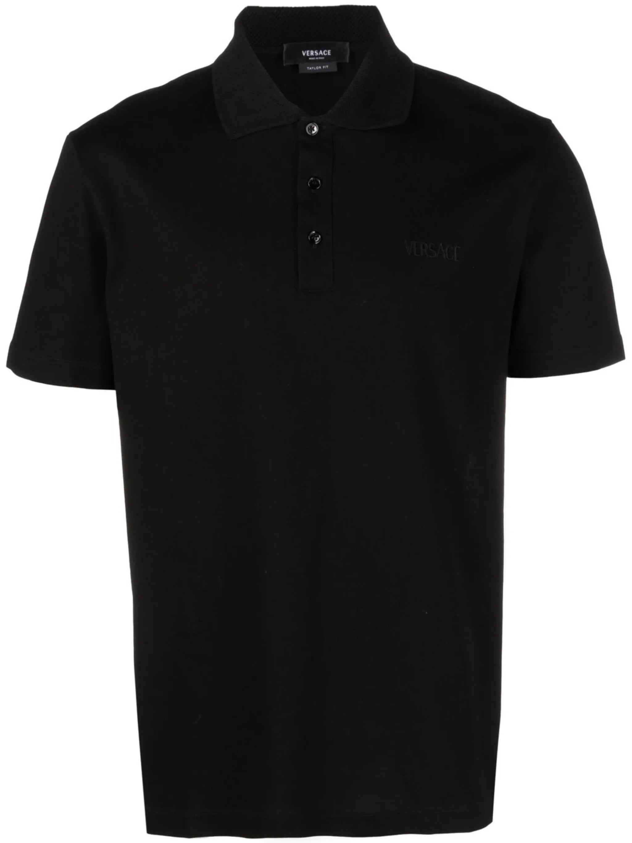 logo-embroidered polo shirt