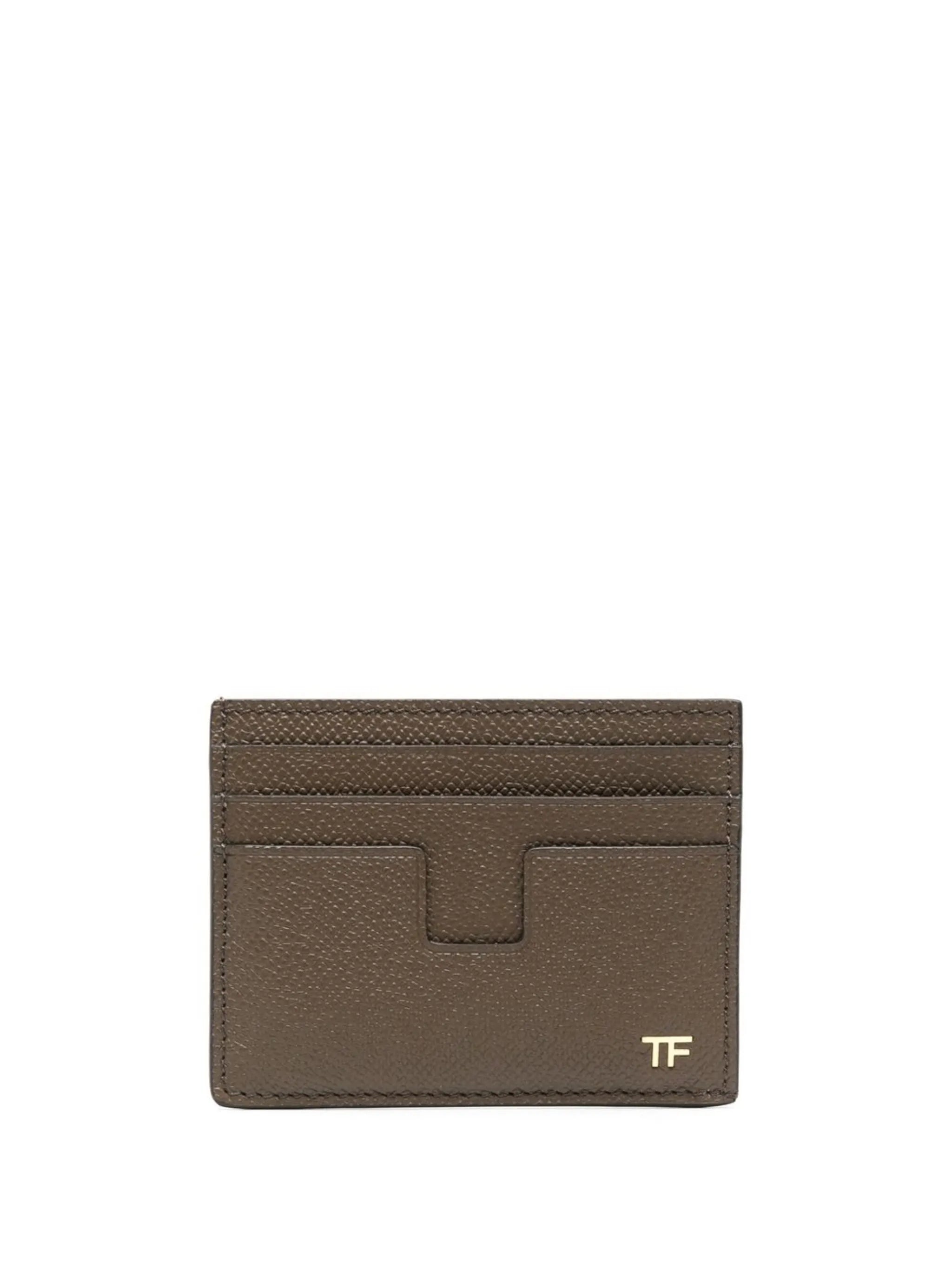 sheepskin leather-blend cardholder