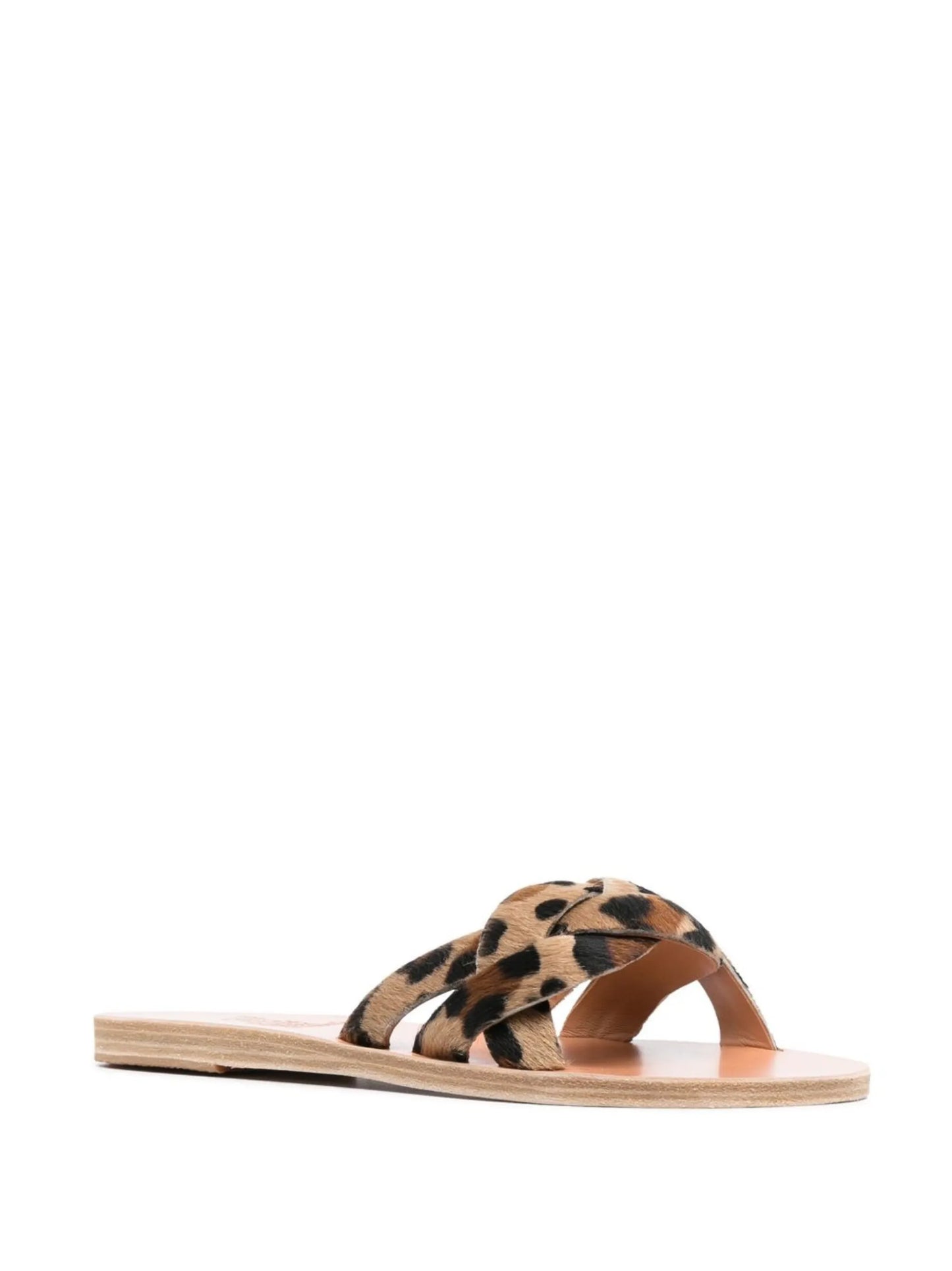 open-toe leather sandals